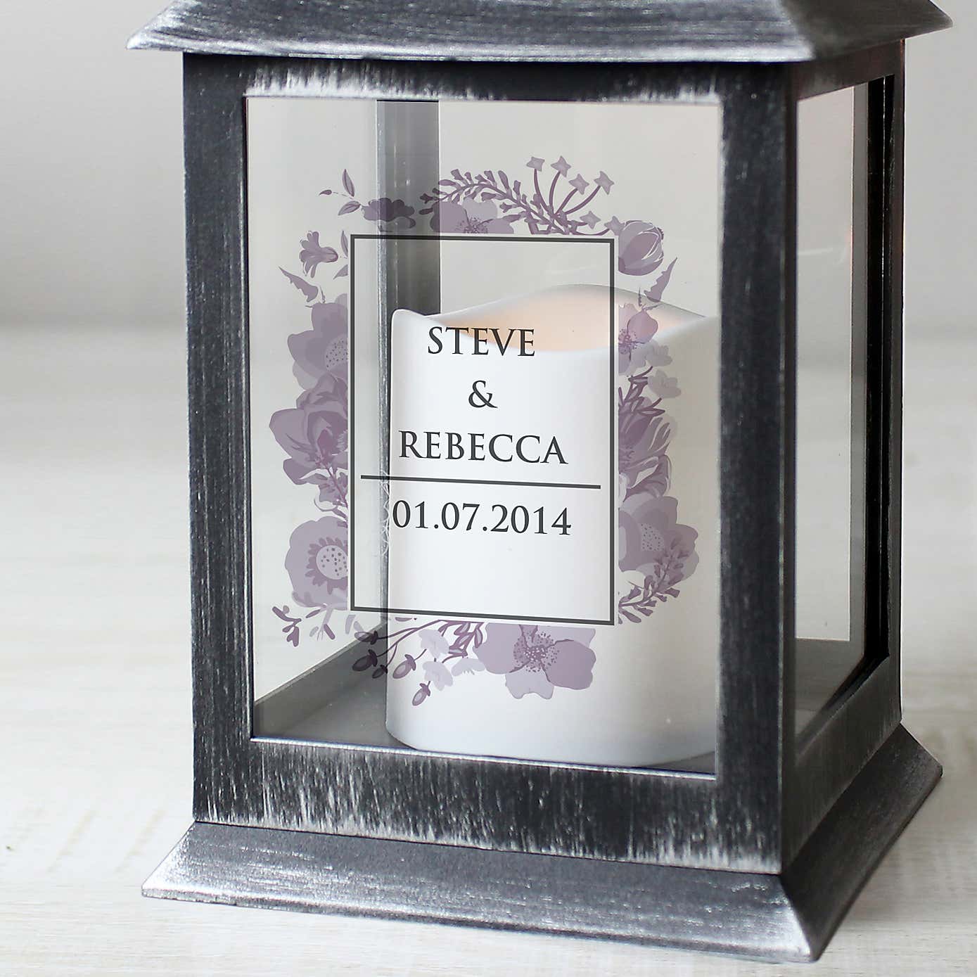 Personalised Soft Watercolour Lantern