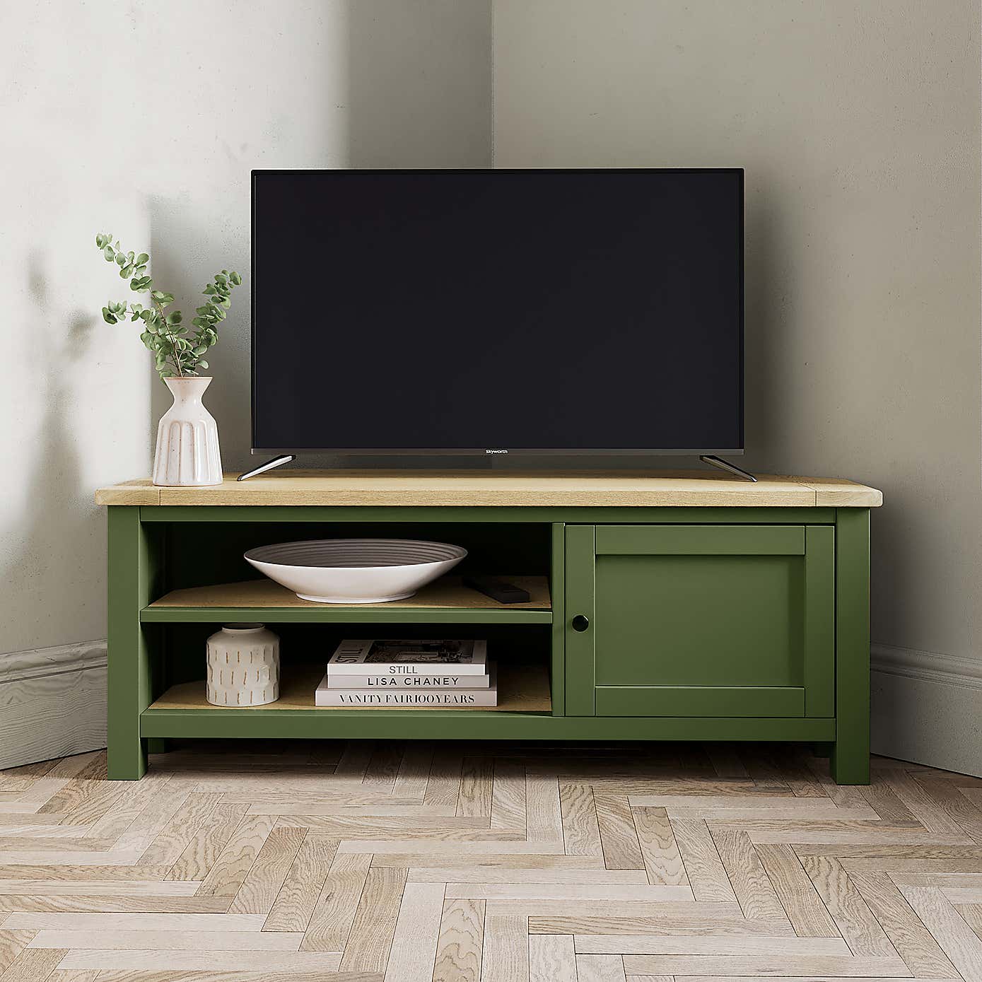 Olney Corner TV Unit Stone