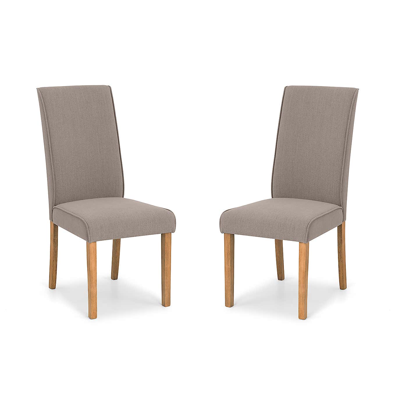Seville Set Of 2 Dining Chairs, Oak
