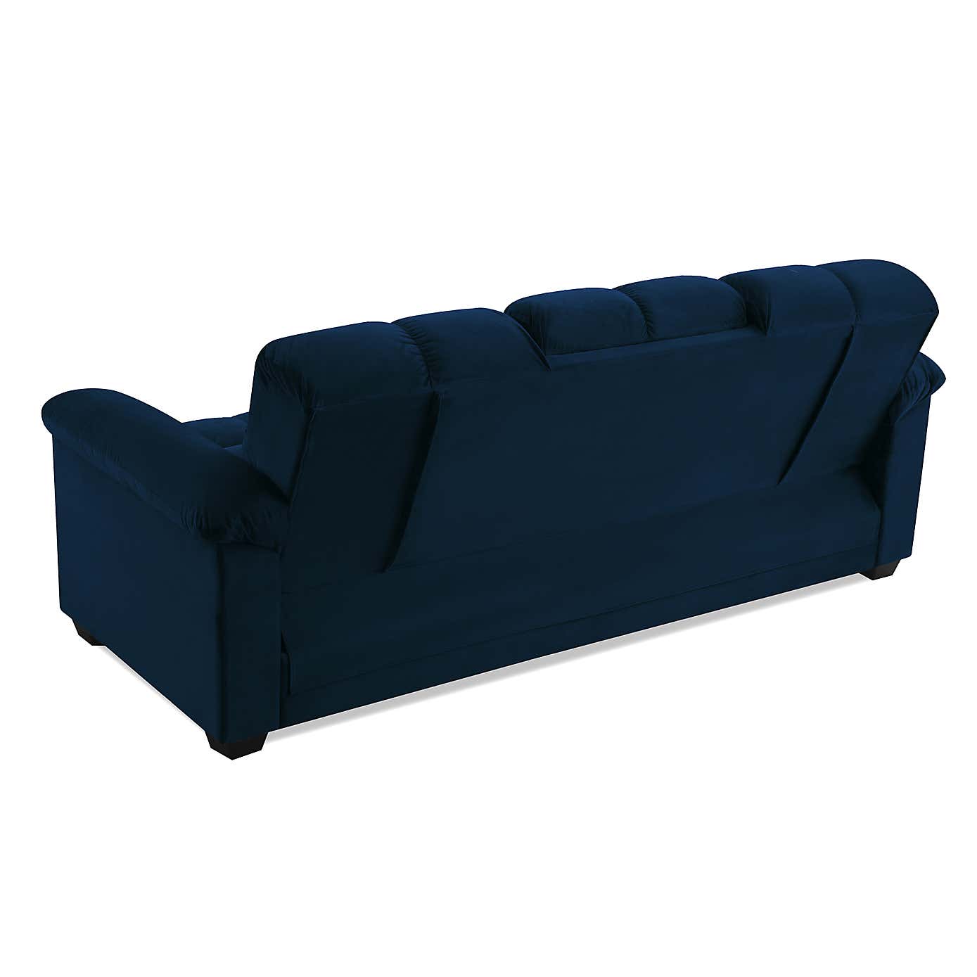Margo Velvet 3 Seater Sofa Bed