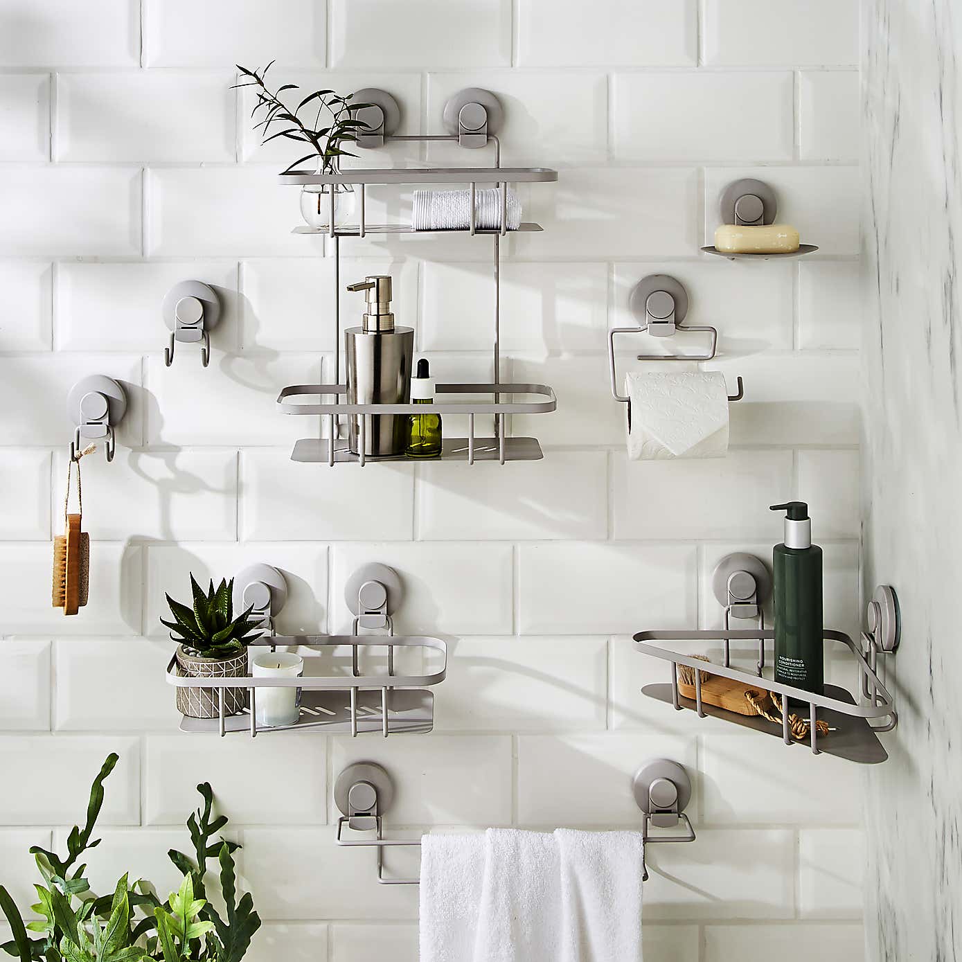 2 Tier Wire Suction Caddy