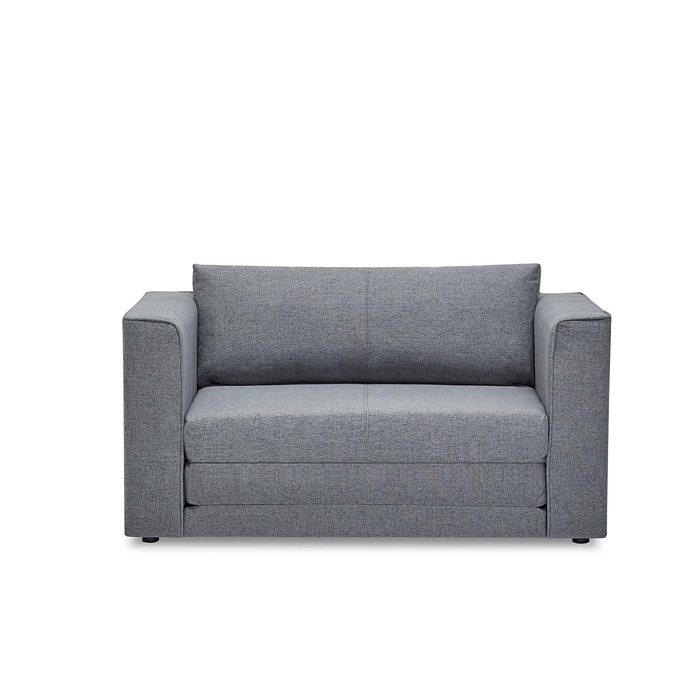 Luna Fabric Sofa Bed Grey