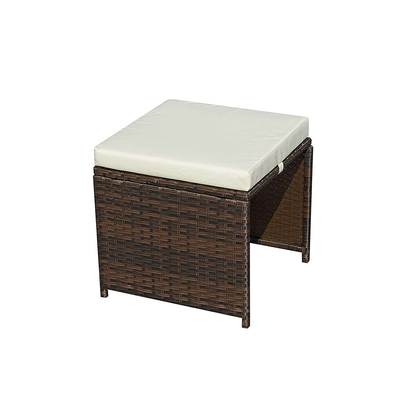 A.Mir Nevada 4 Seater Outdoor Cube Dining Set