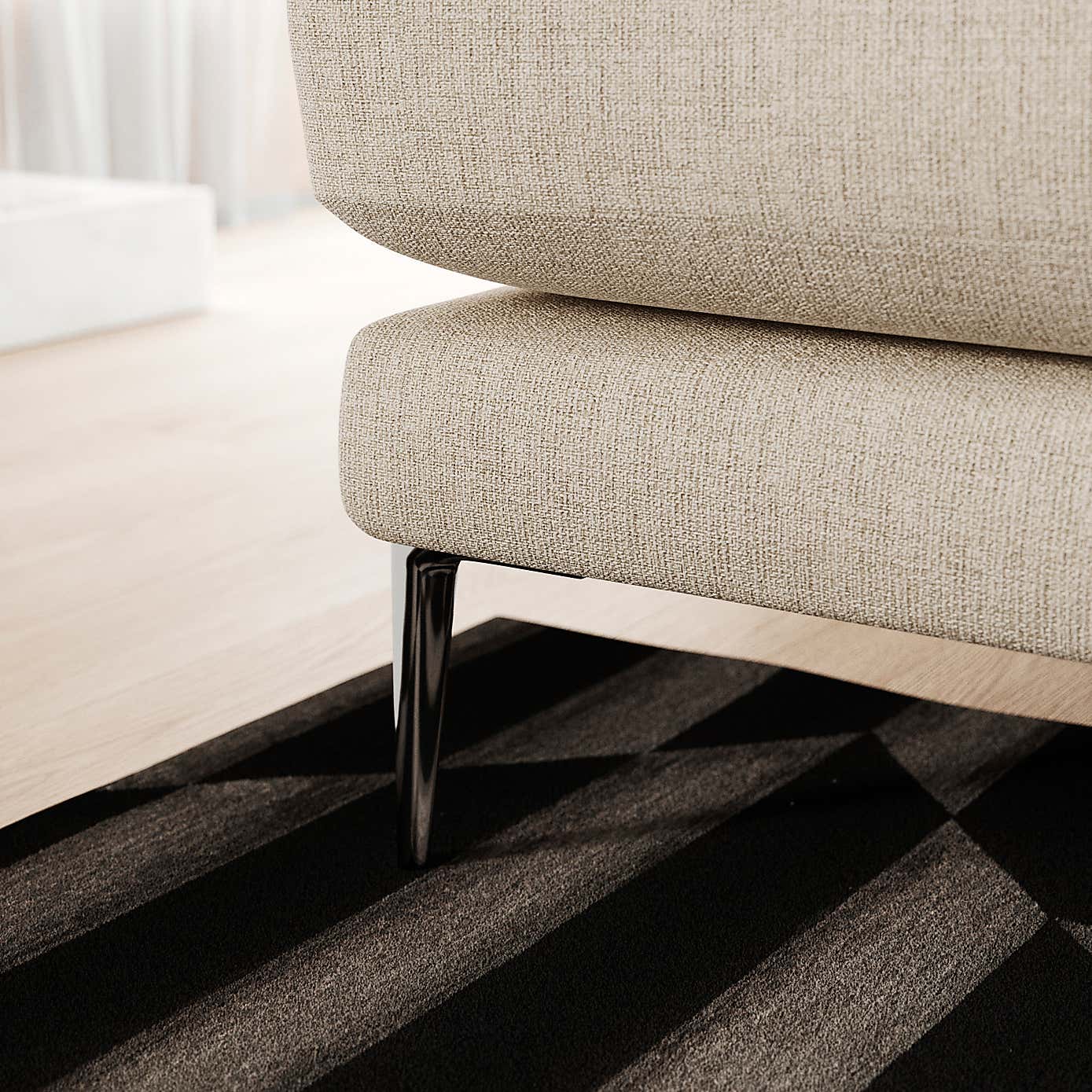 Lawson Chunky Tonal Weave 4 Seater Sofa