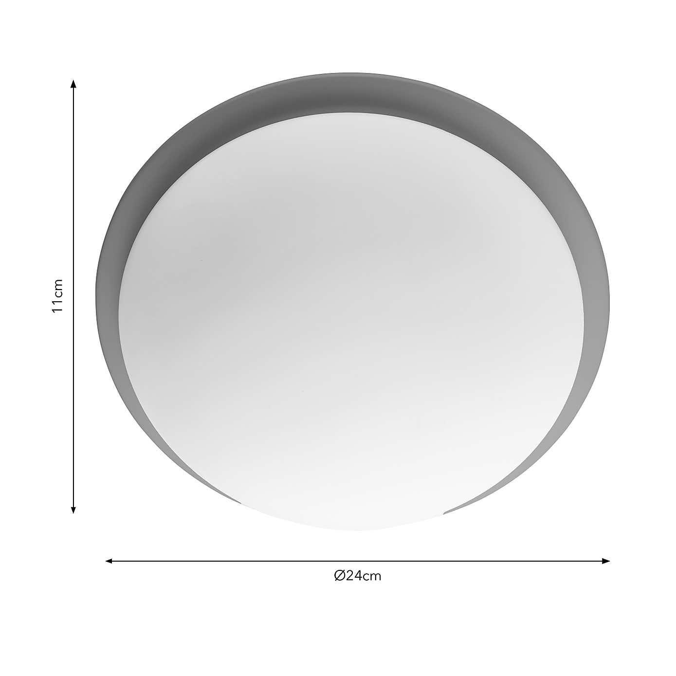 Lotto Bathroom Flush Ceiling Fitting