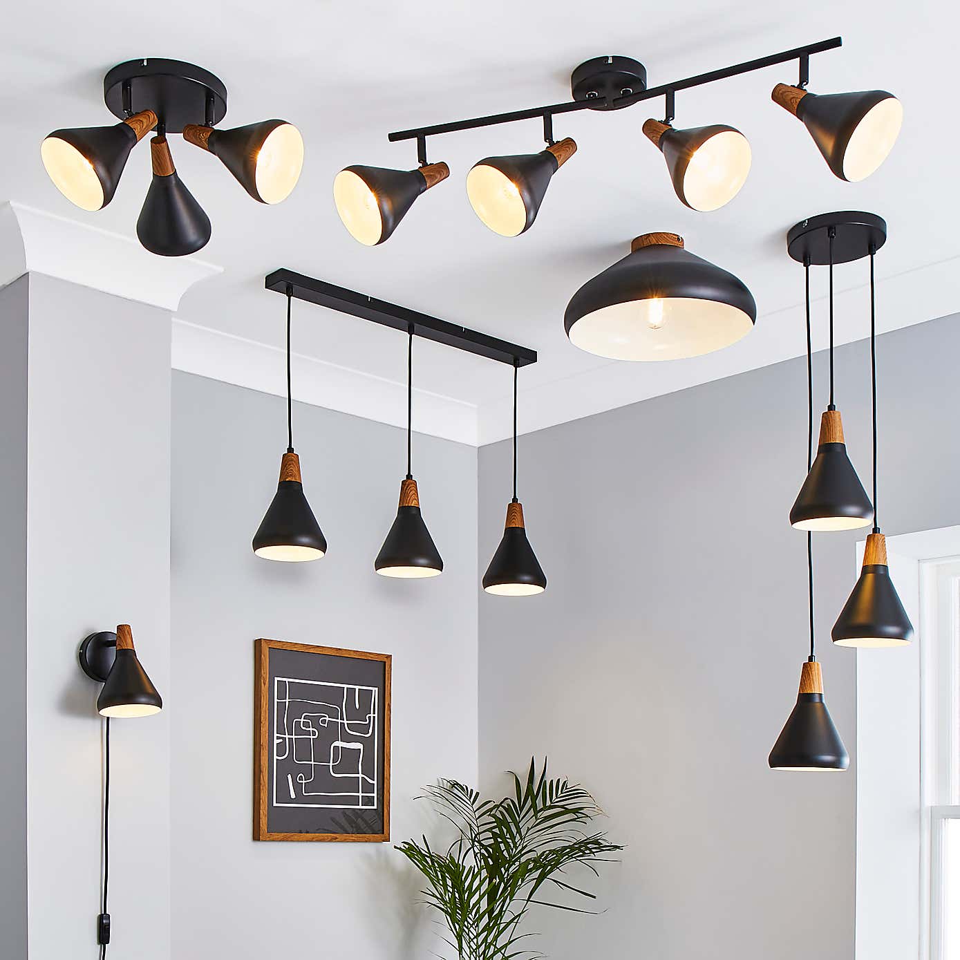 Wolston 4 Light Spotlight Bar