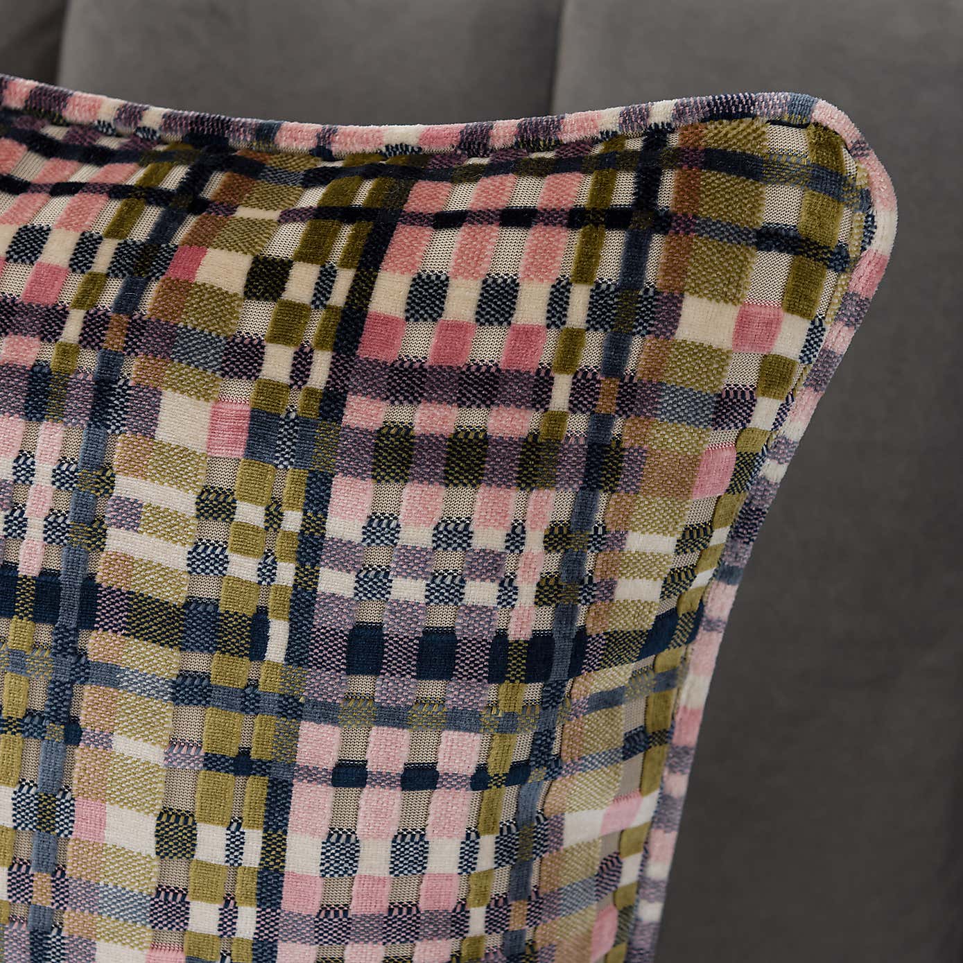 Roxana Cut Velvet Pencil Pleat Curtains