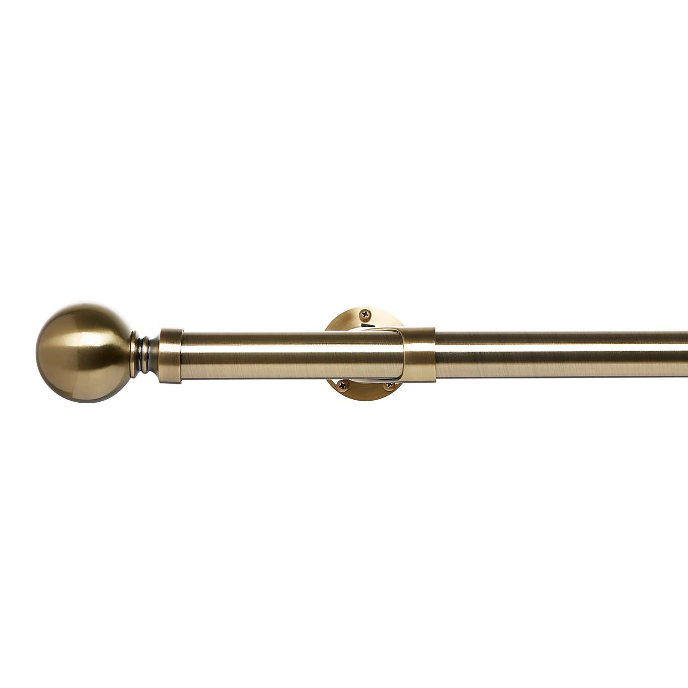 Ashton Room Darkening Extendable Eyelet Curtain Pole 25/28mm