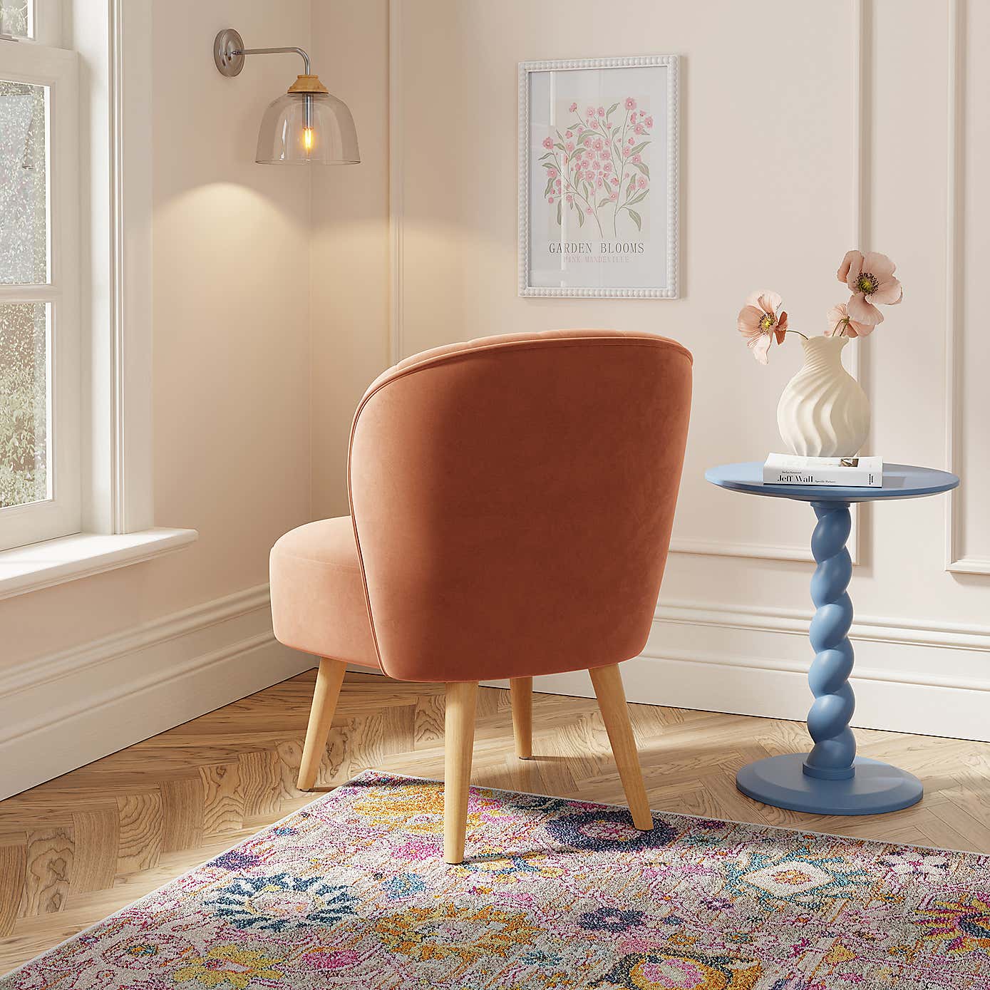 Colette Velvet Accent Chair