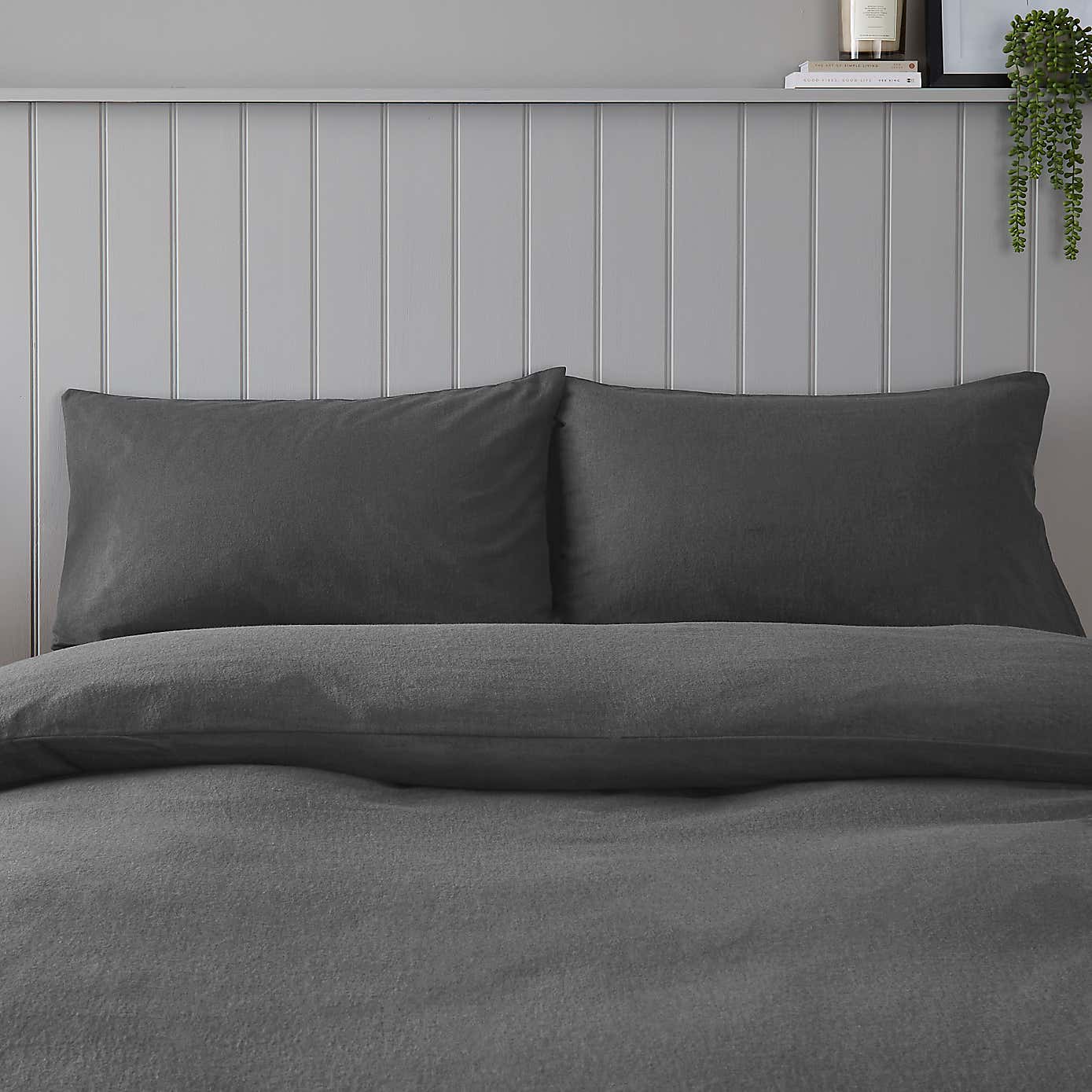 Soft & Cosy Brushed Cotton Standard Pillowcase Pair