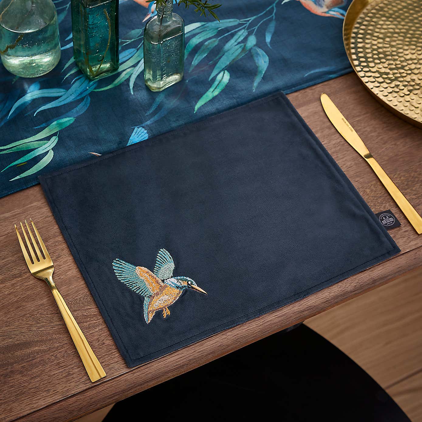 Set of 2 Kingfisher Placemats
