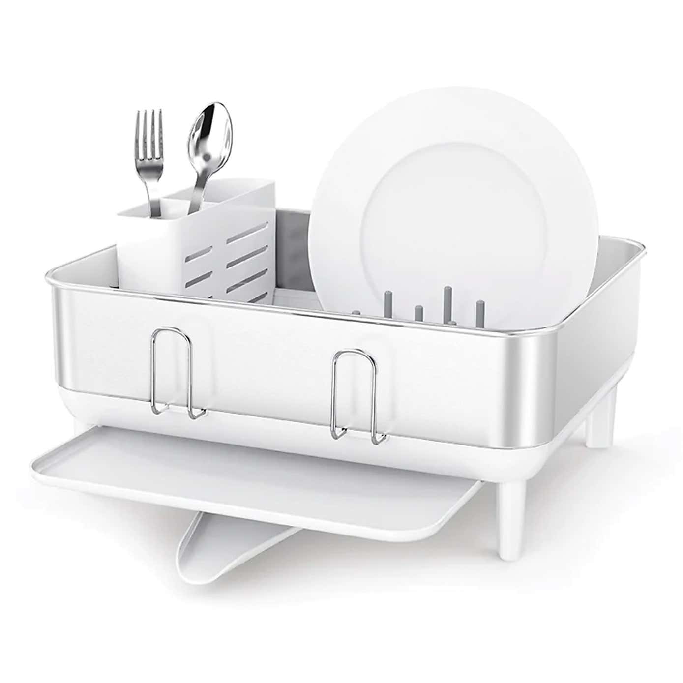 Simple Human Steel White Dishrack