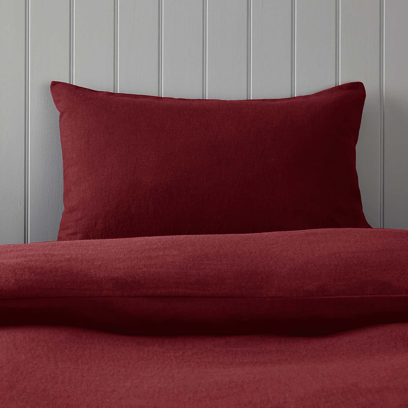 Soft & Cosy Brushed Cotton Standard Pillowcase Pair