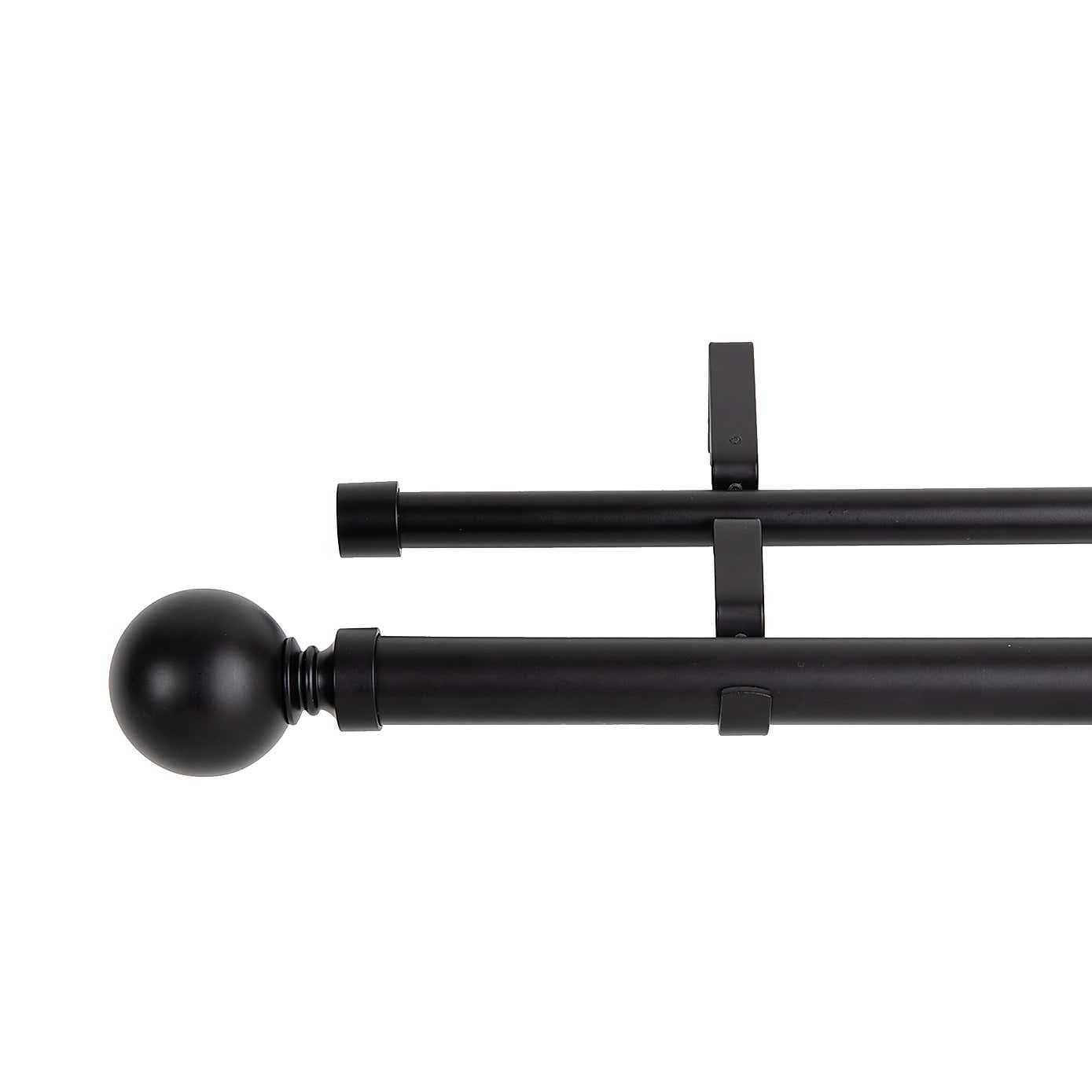 Ashton Metal Double Layer Extendable Curtain Pole