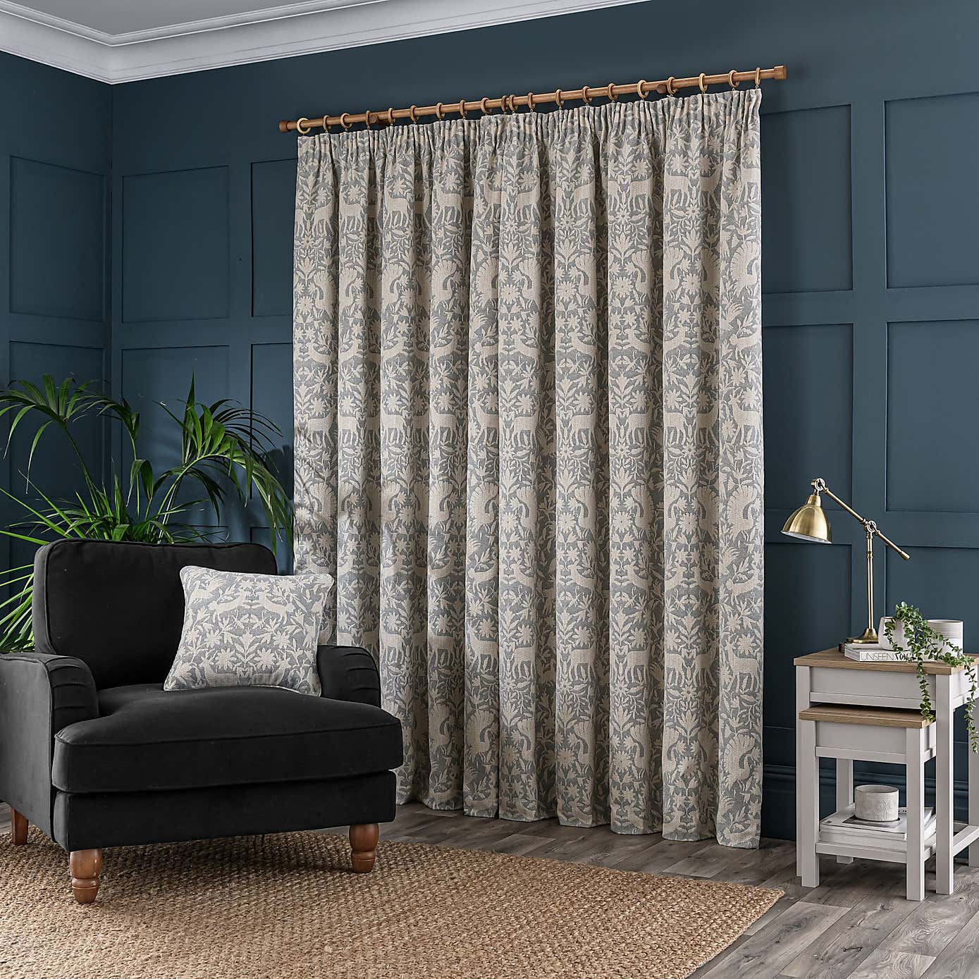 Churchgate Bradgate Pencil Pleat Curtains