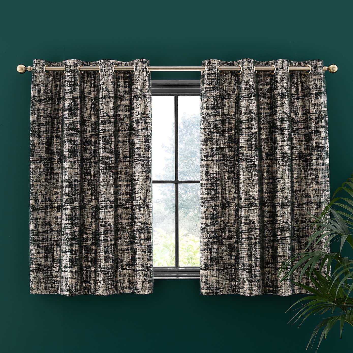 Romano Velour Eyelet Curtains
