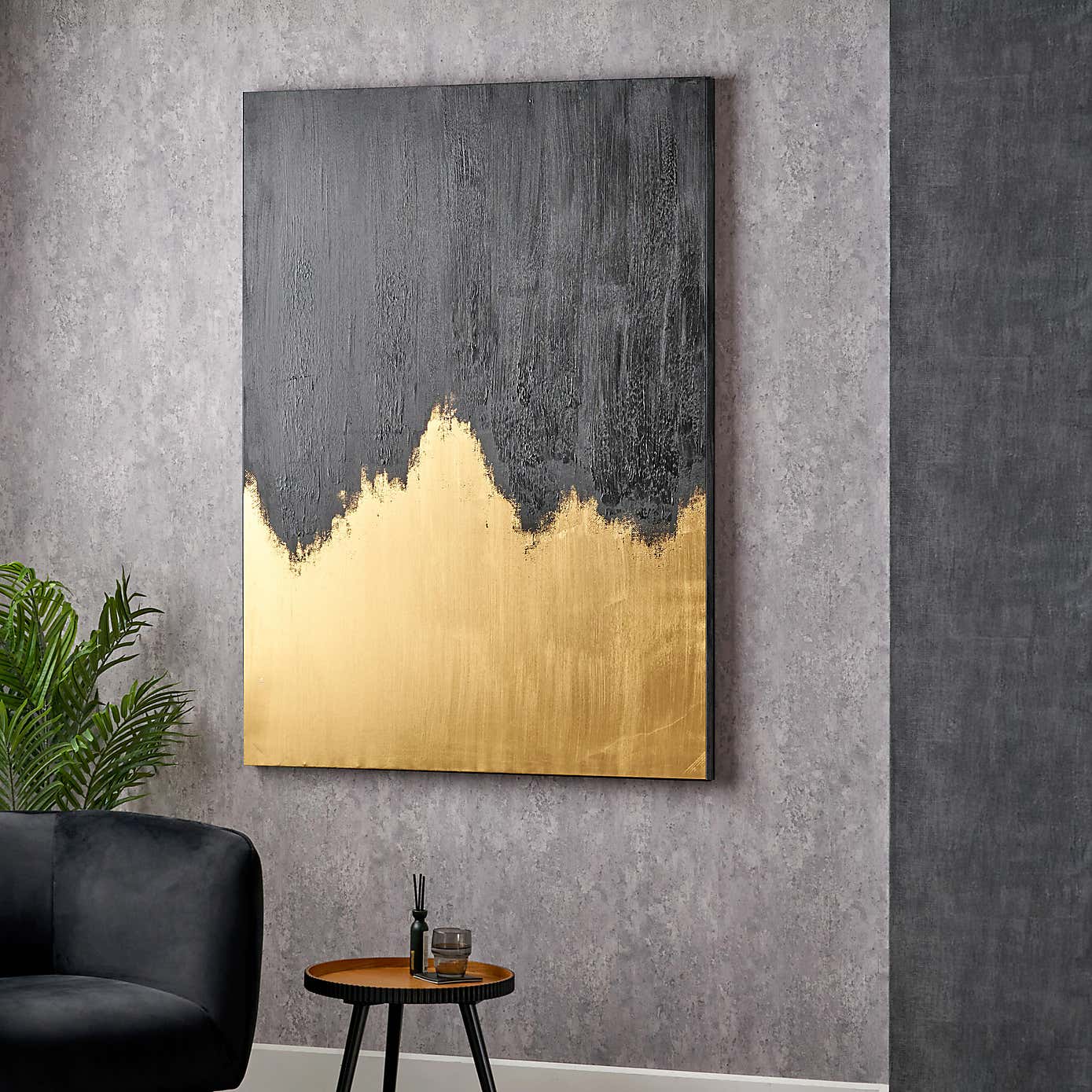 Abstract Frameless Canvas