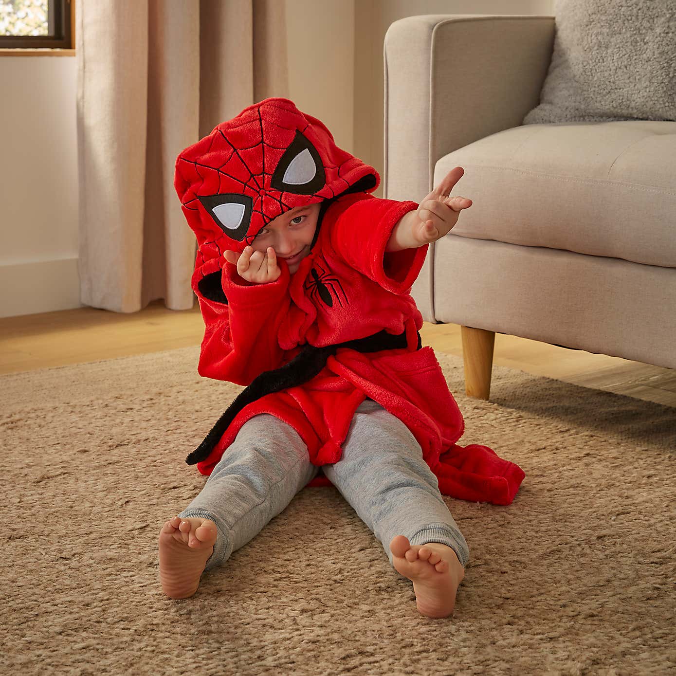Kid's Spiderman Dressing Gown