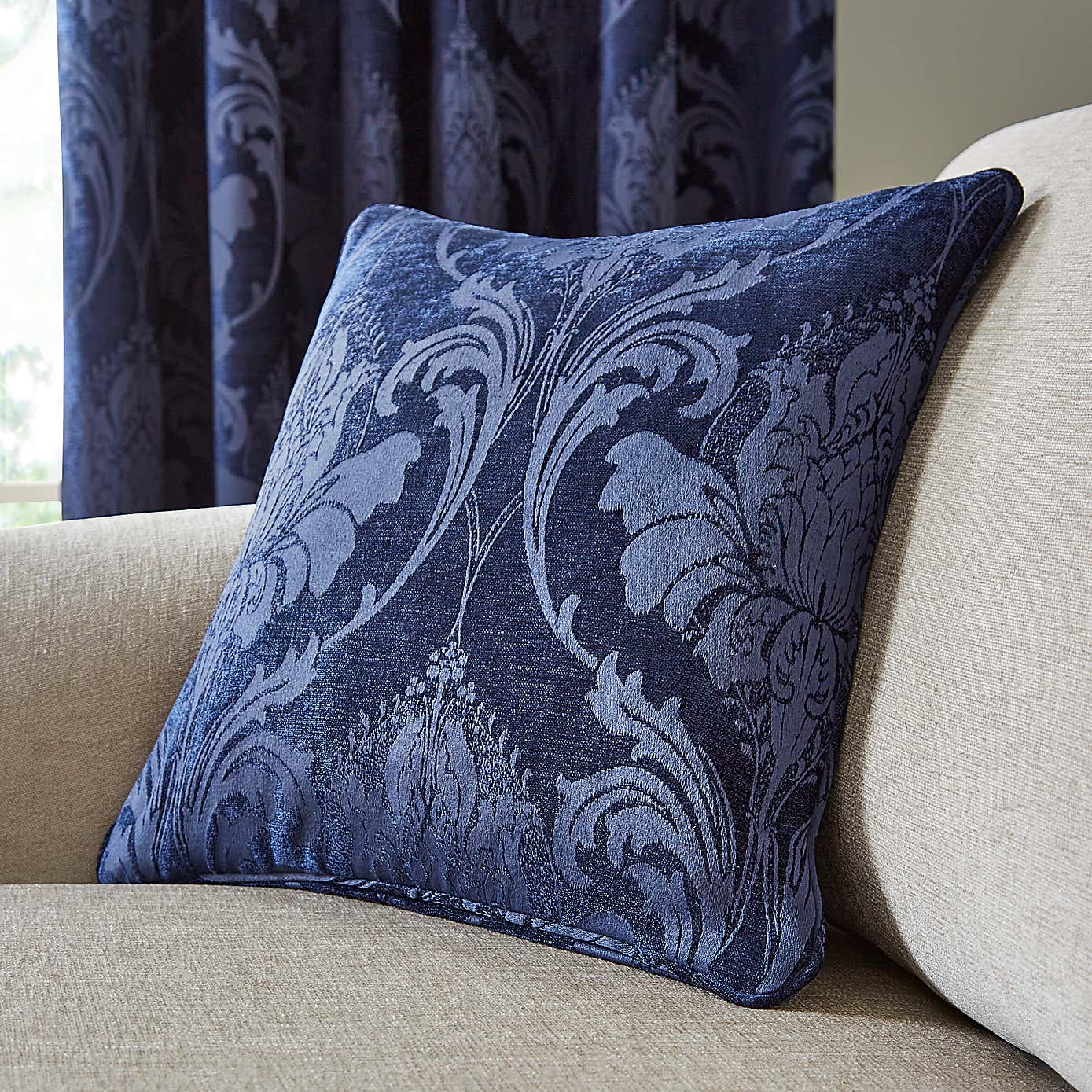 Zahra Chenille Square Cushion