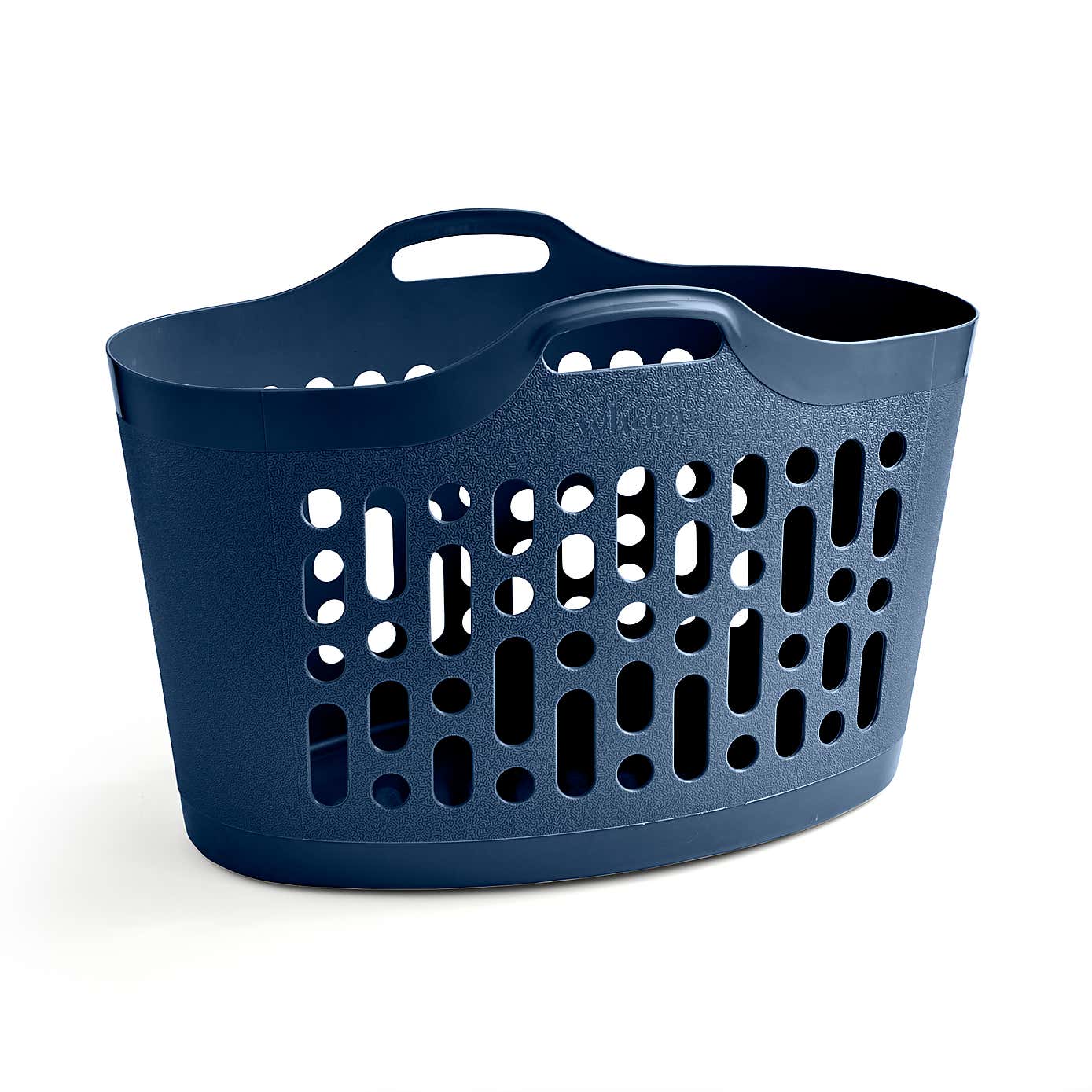 Flexi Grey Laundry Basket, 50L