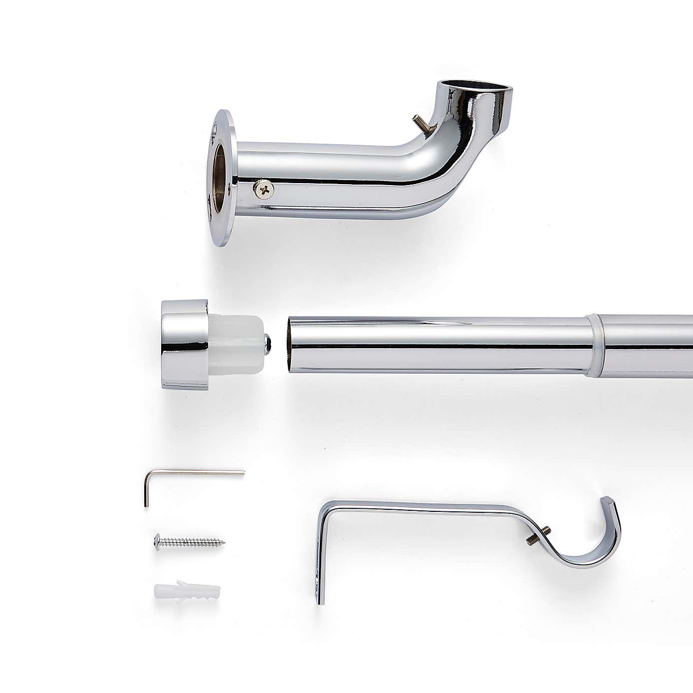 Trinity Room Darkening Extendable Eyelet Curtain Pole