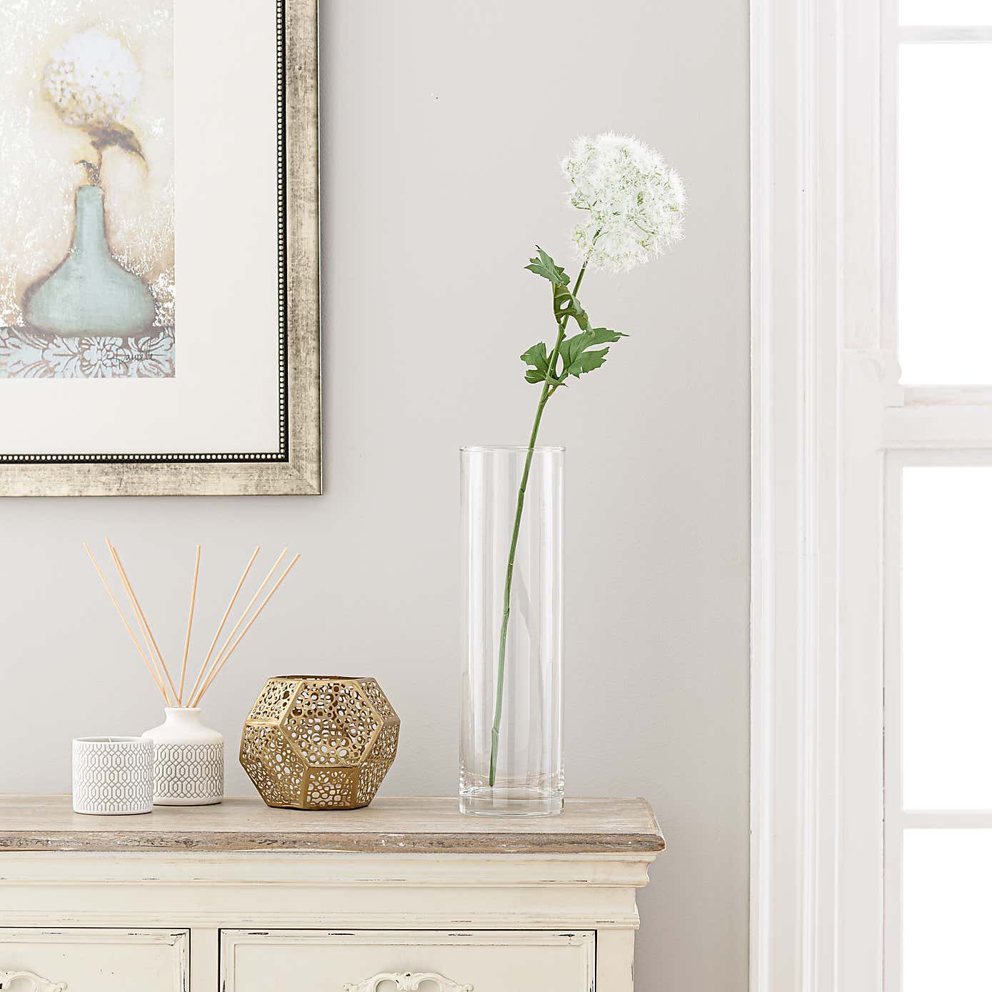 Artificial Queen Anne's Lace Stem