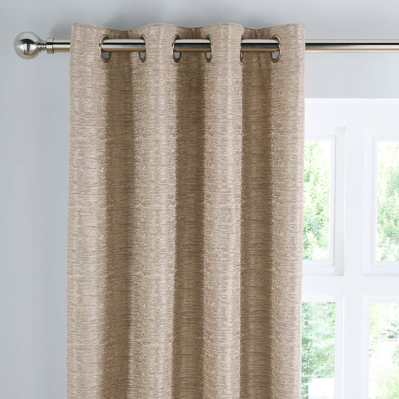 Molly White Eyelet Curtains
