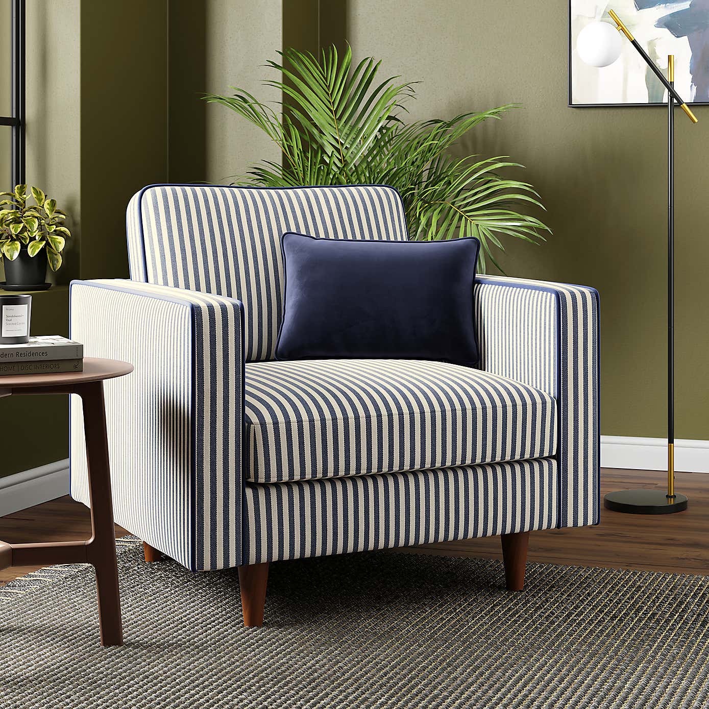Zoe Linford Stripe Armchair