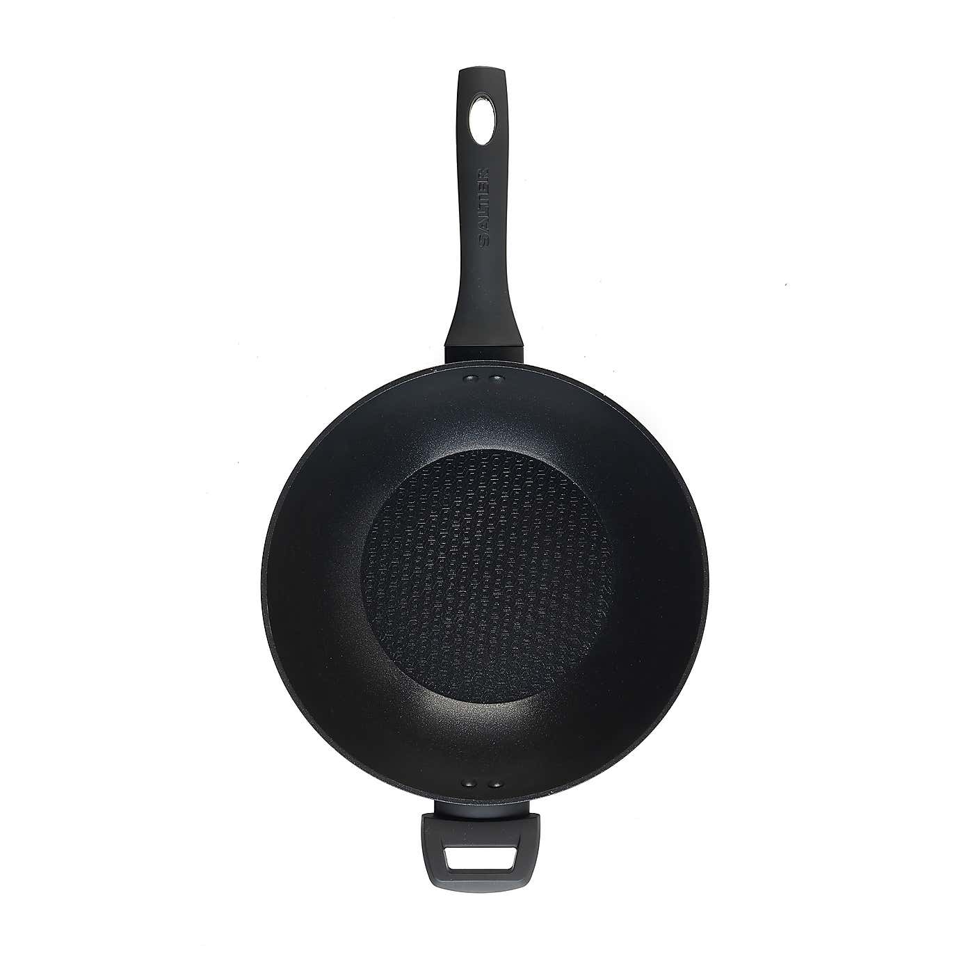 Salter Geo Hex Non-Stick Forged Aluminium Wok, 28cm