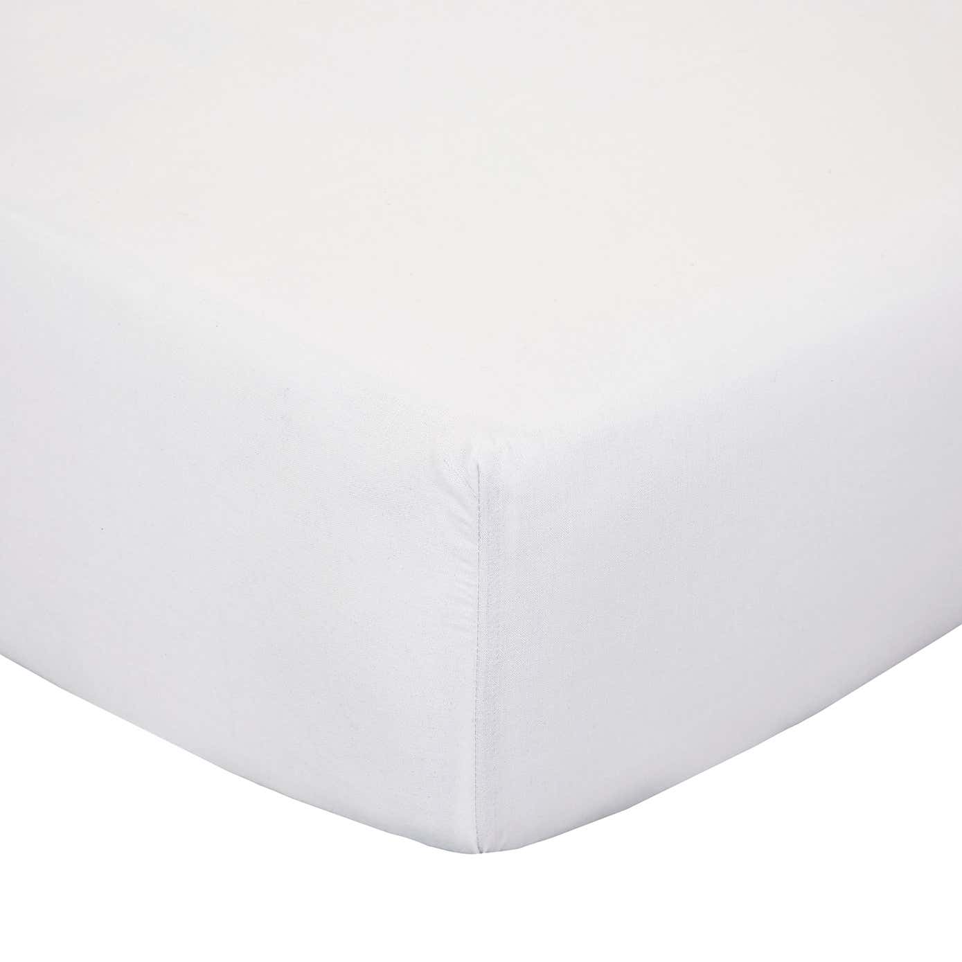 Pack of 2 100% Organic Cotton Fitted Sheets