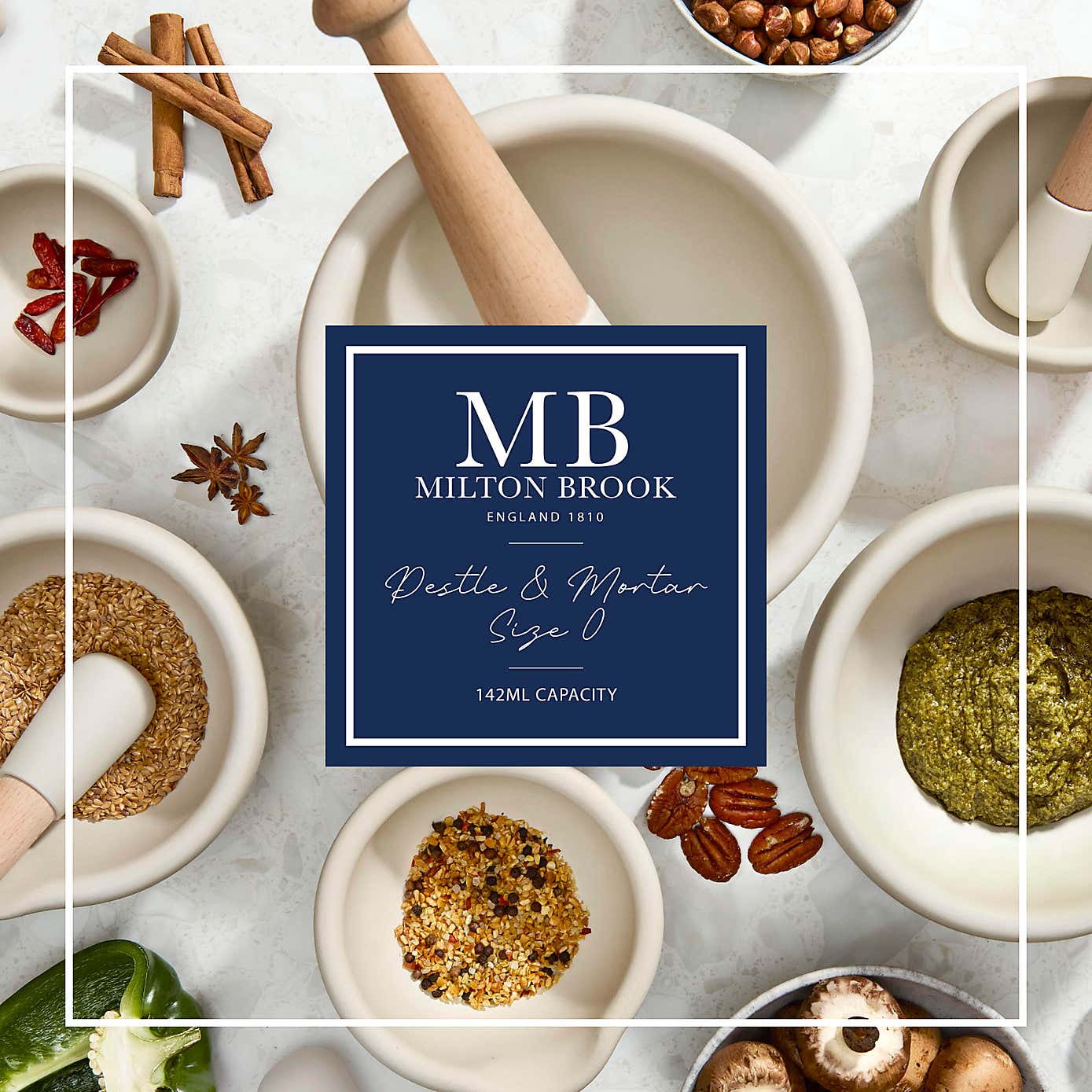 Milton Brook Mortar and Pestle Size 0