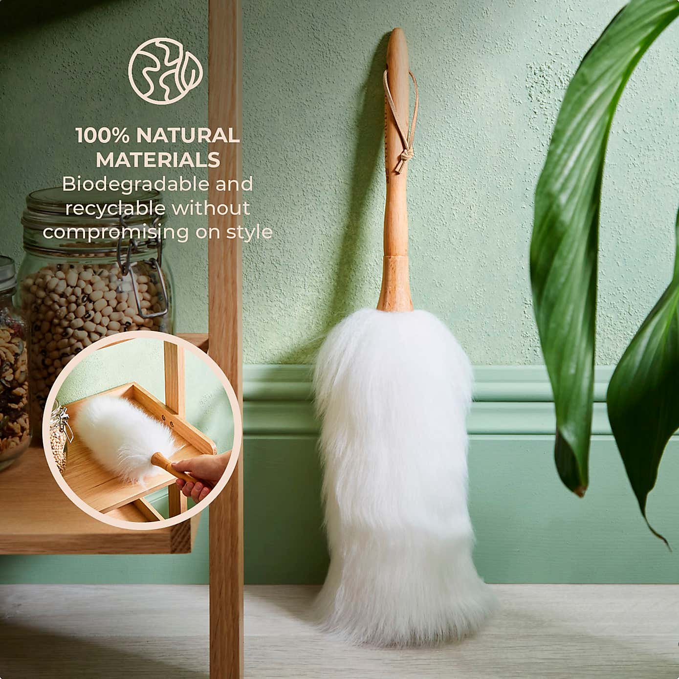 Natural Life 6 Piece Brush & Dustpan Cleaning Set