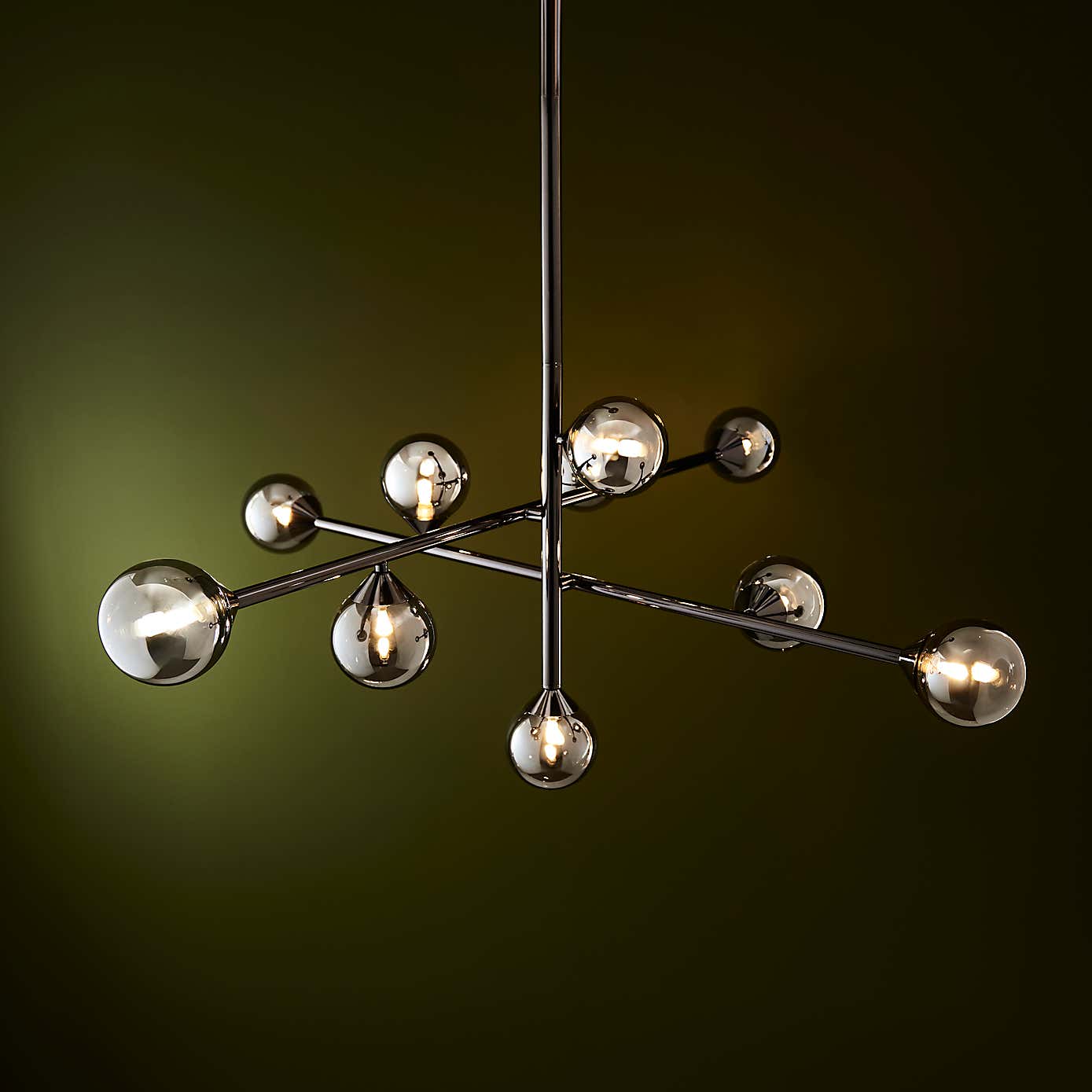 Vogue Willis Art Deco 10 Light Adjustable Pendant Light