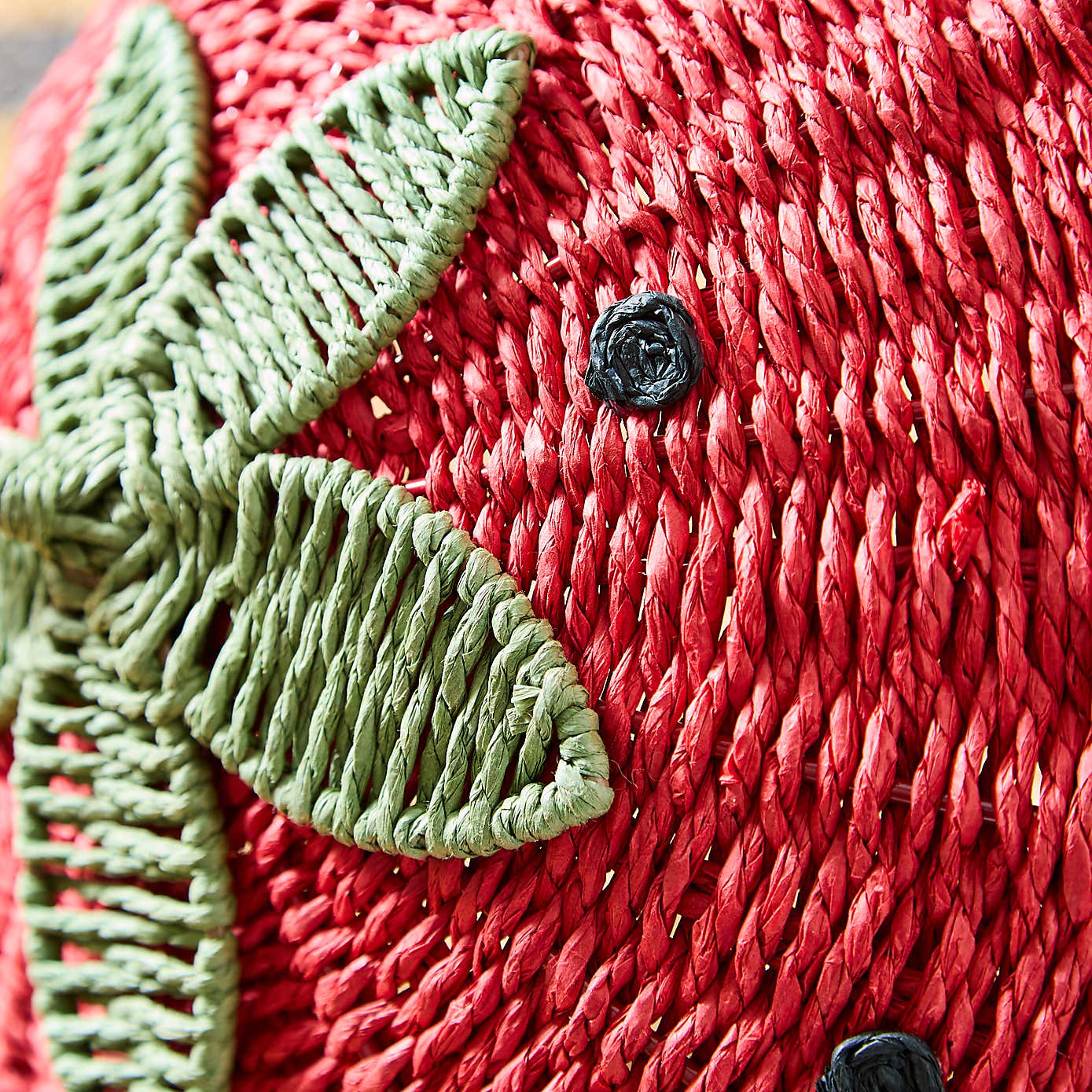 Strawberry Woven Basket