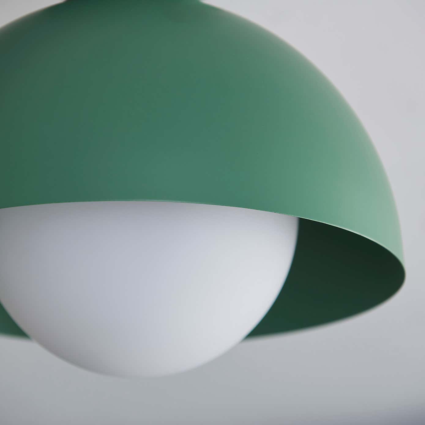 Elements Lunebar Dimmable Flush Ceiling Light