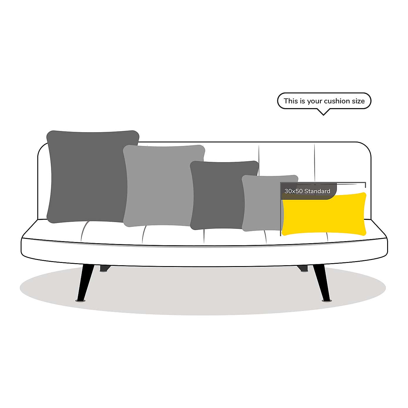 Chaumont 30cm x 50cm Cushion