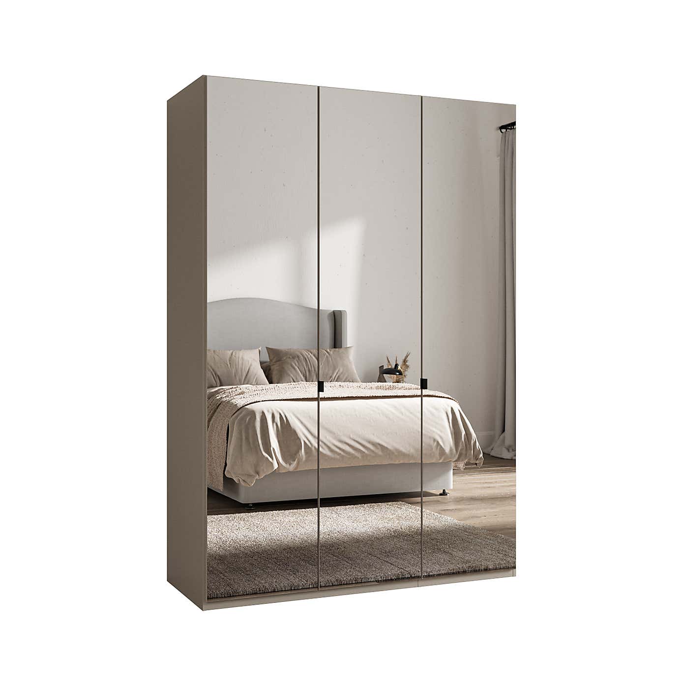 Wiemann Kahla 3 Door Mirrored Wardrobe