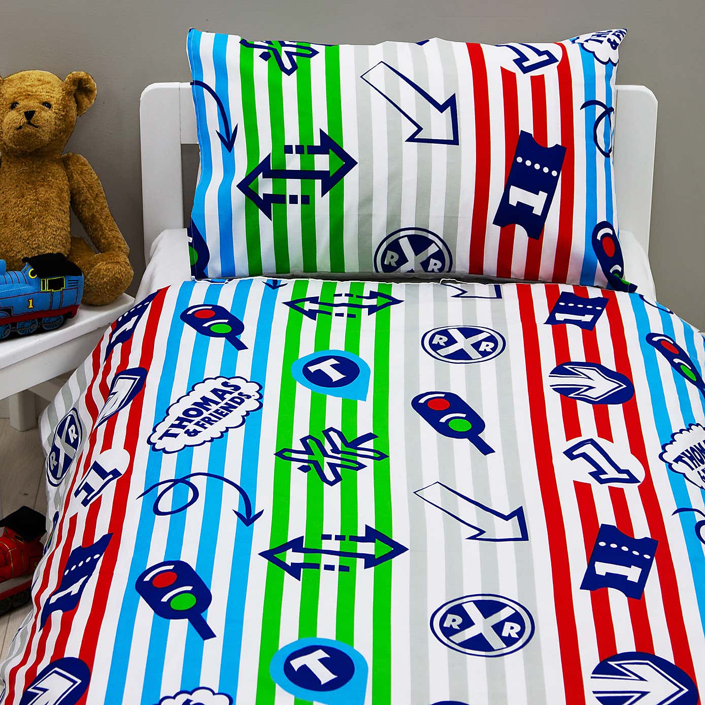 Thomas All Aboard Toddler Duvet Cover and Pillowcase Set