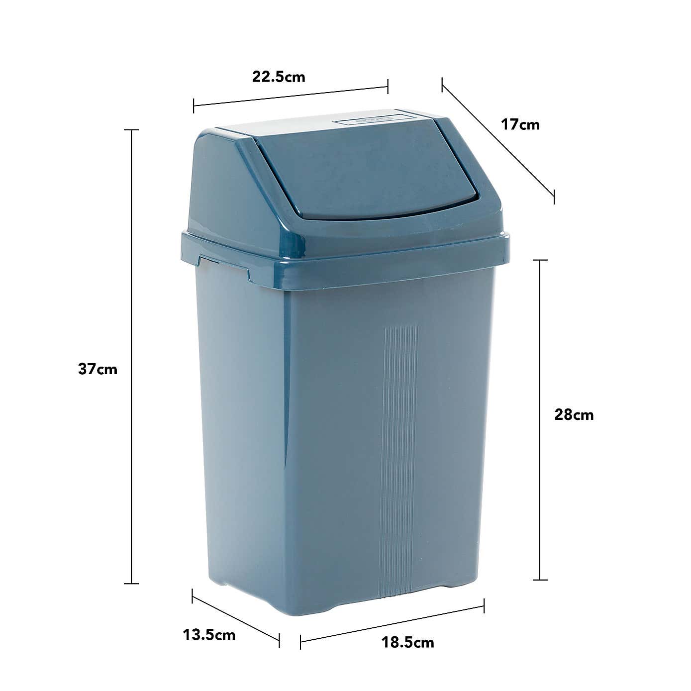Wham Casa Navy 8L Swing Bin