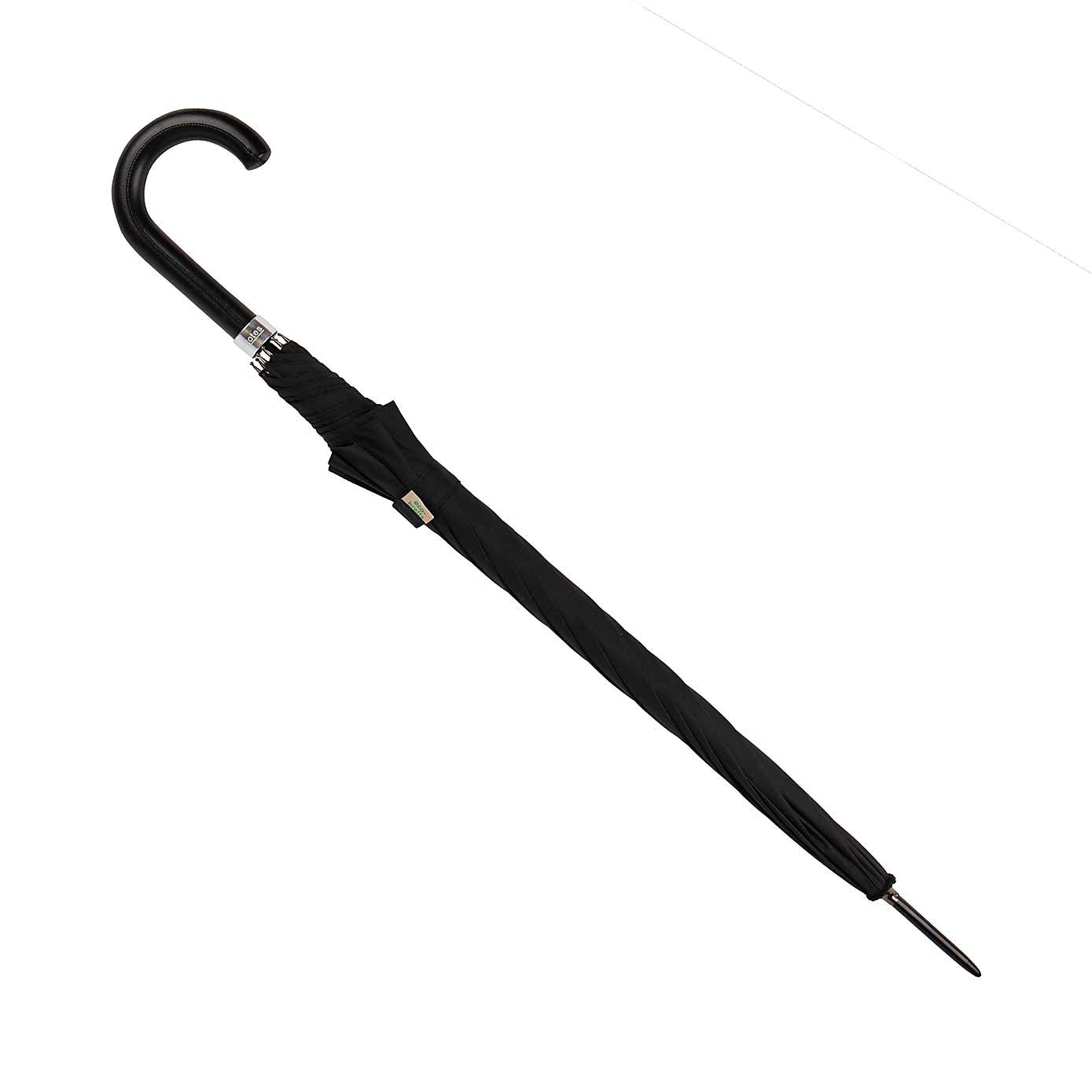 totes Eco Crook Handle Automatic Walker Umbrella