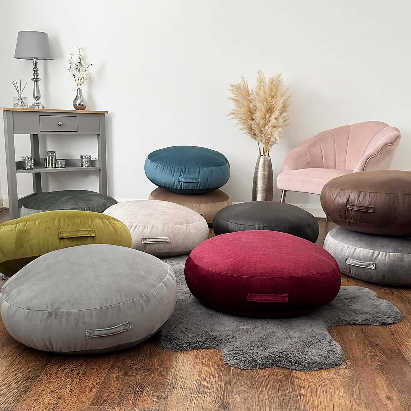 Daro Dapple  Round Floor Cushion