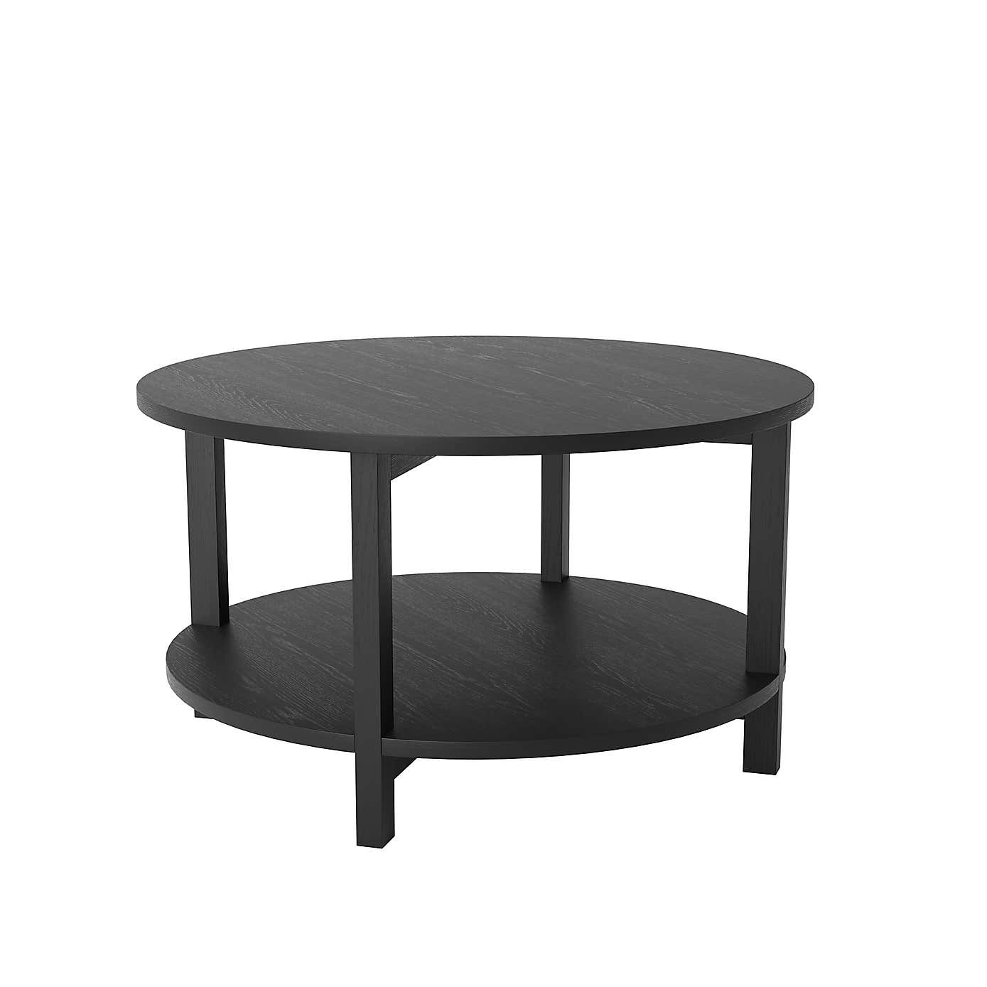 Westbrook Coffee Table, Black Oak