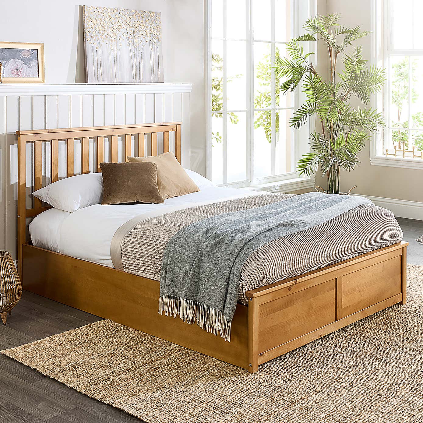 Atlantic Wooden Ottoman Bed