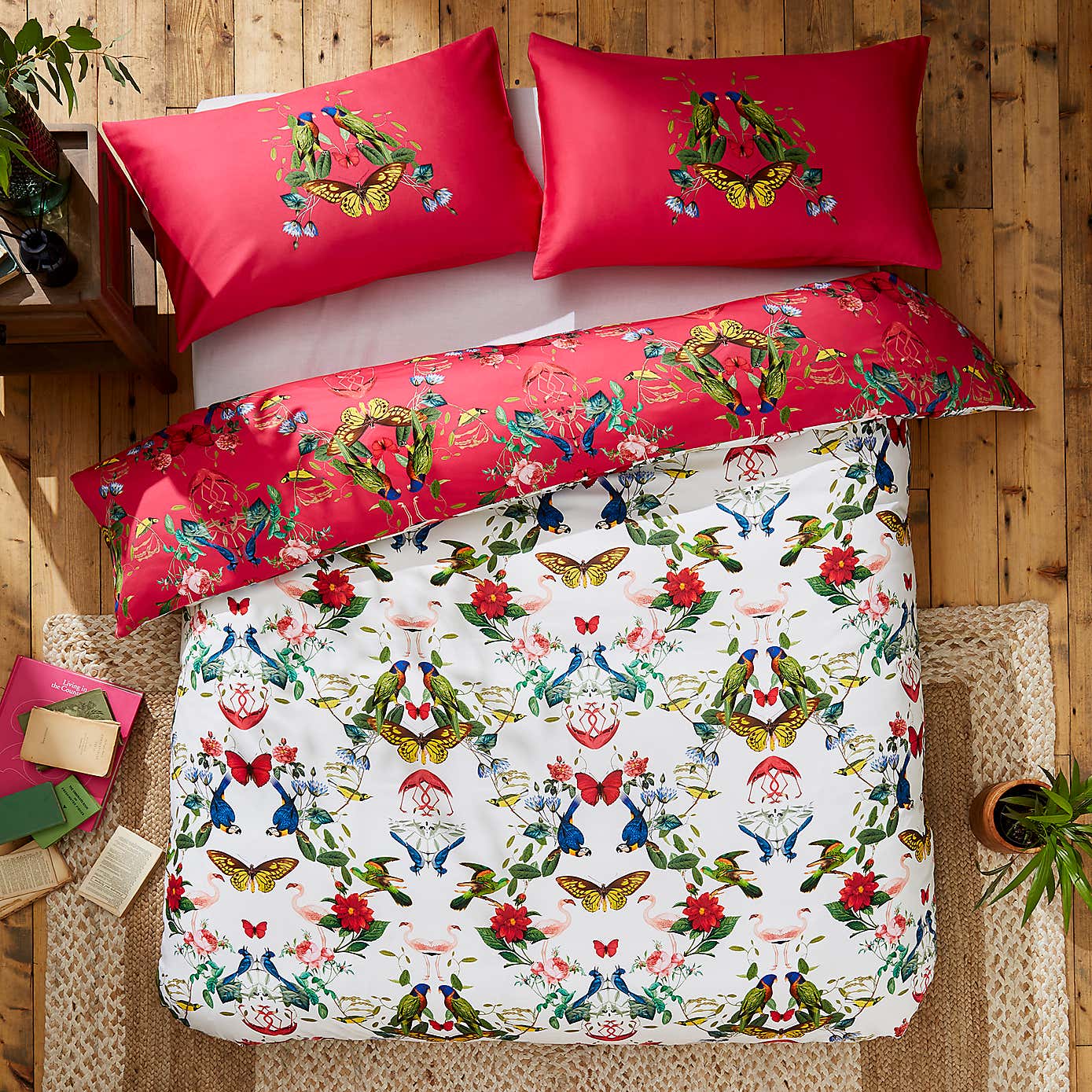 Tropical Kaleidoscope Duvet Cover & Pillowcase Set