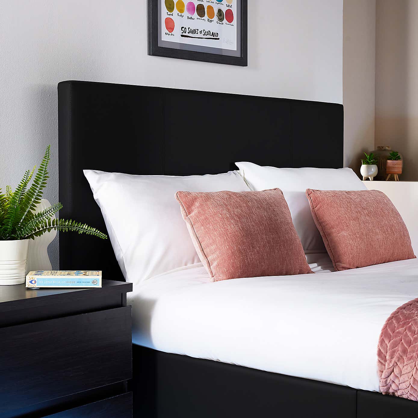 X Rocker Living Ava TV Bed with LED Lights and TV Mount