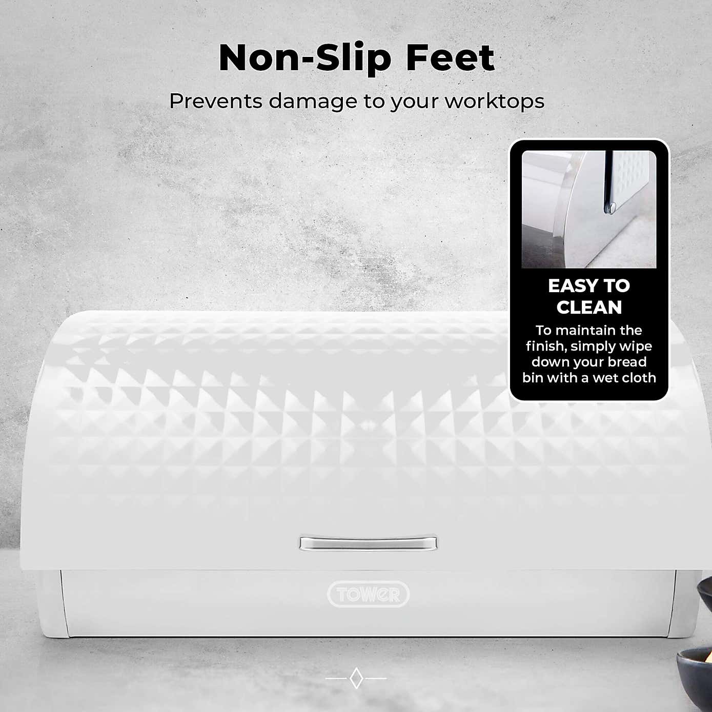 TOWER Solitaire Bread Bin