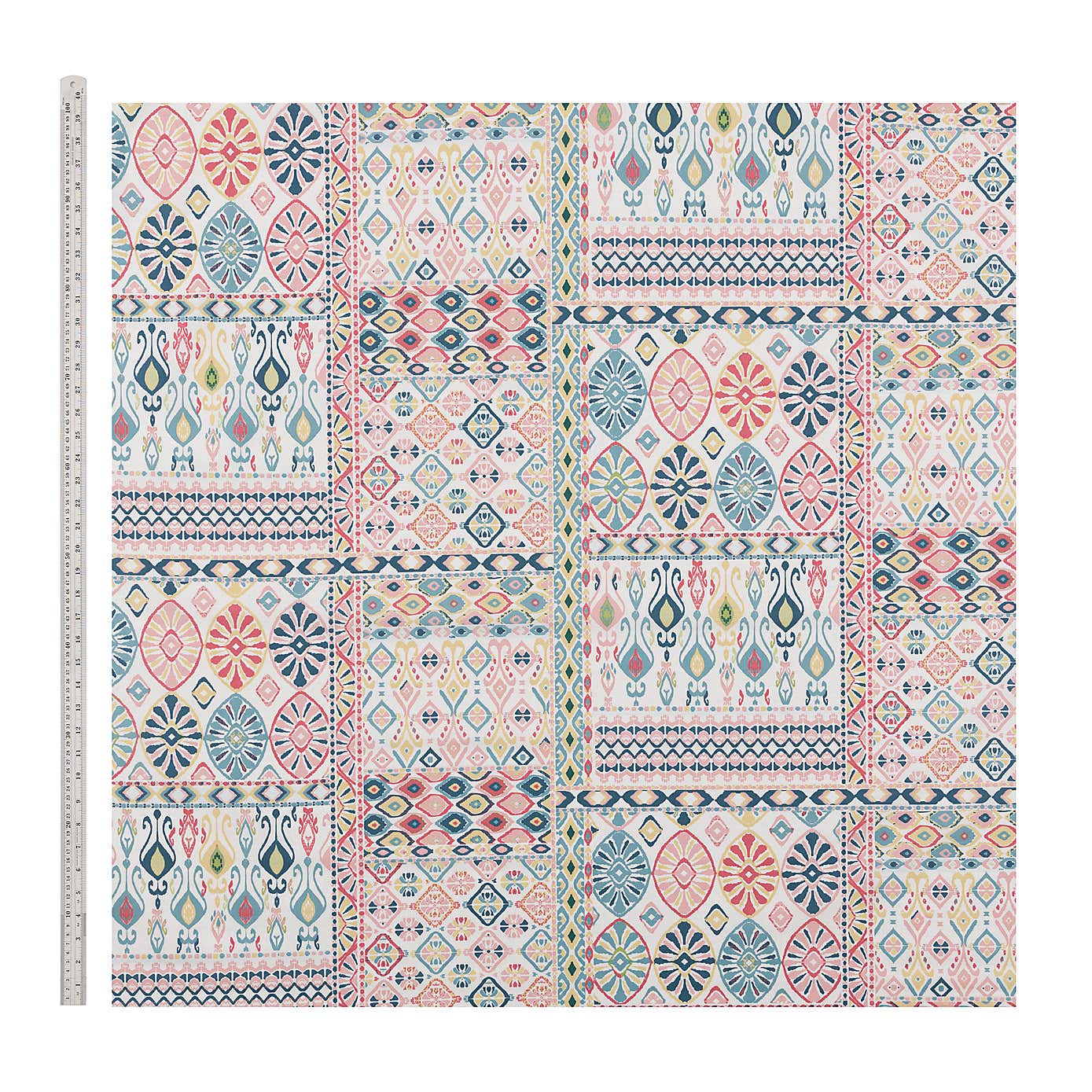 By The Metre Global Patchwork PVC