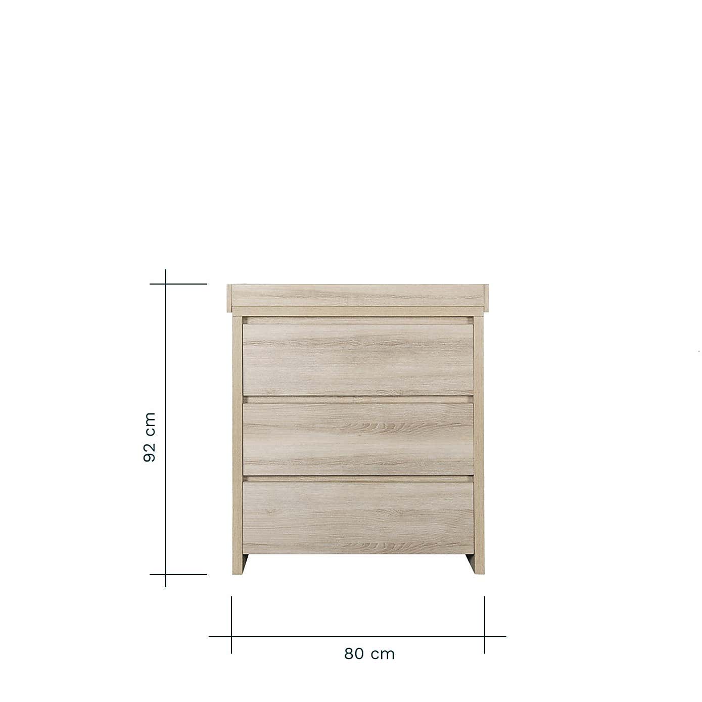 Tutti Bambini Modena 3 Drawer Changing Unit