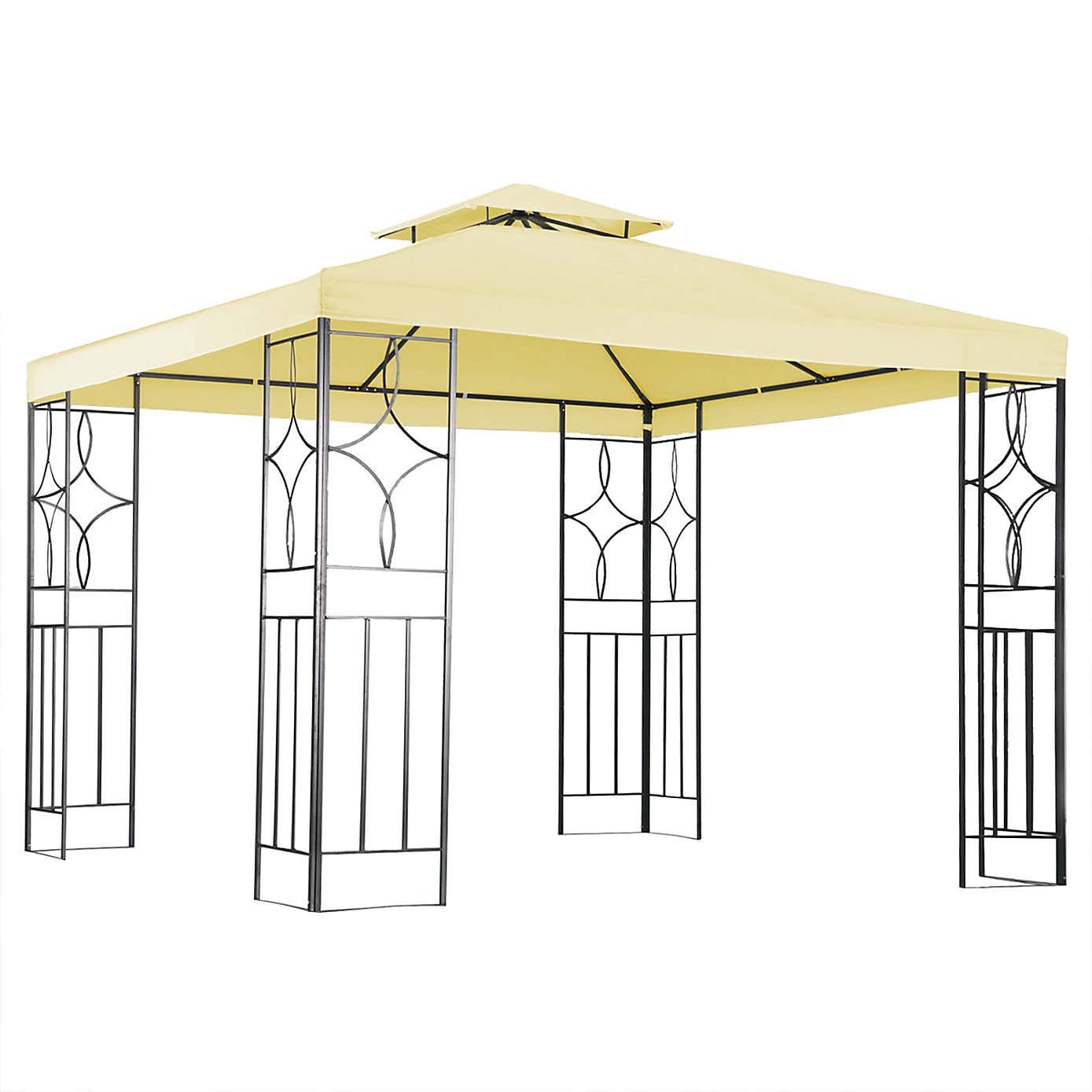 Charles Bentley Art Luxury Outdoor 3x3m Gazebo