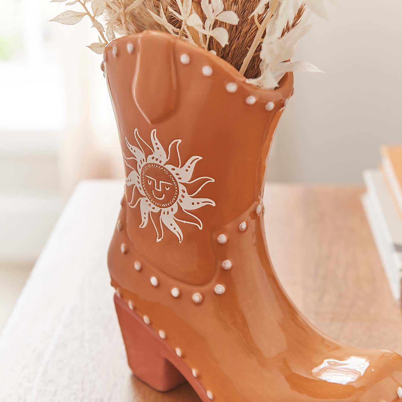 Sunbeam Cowboy Boot Vase